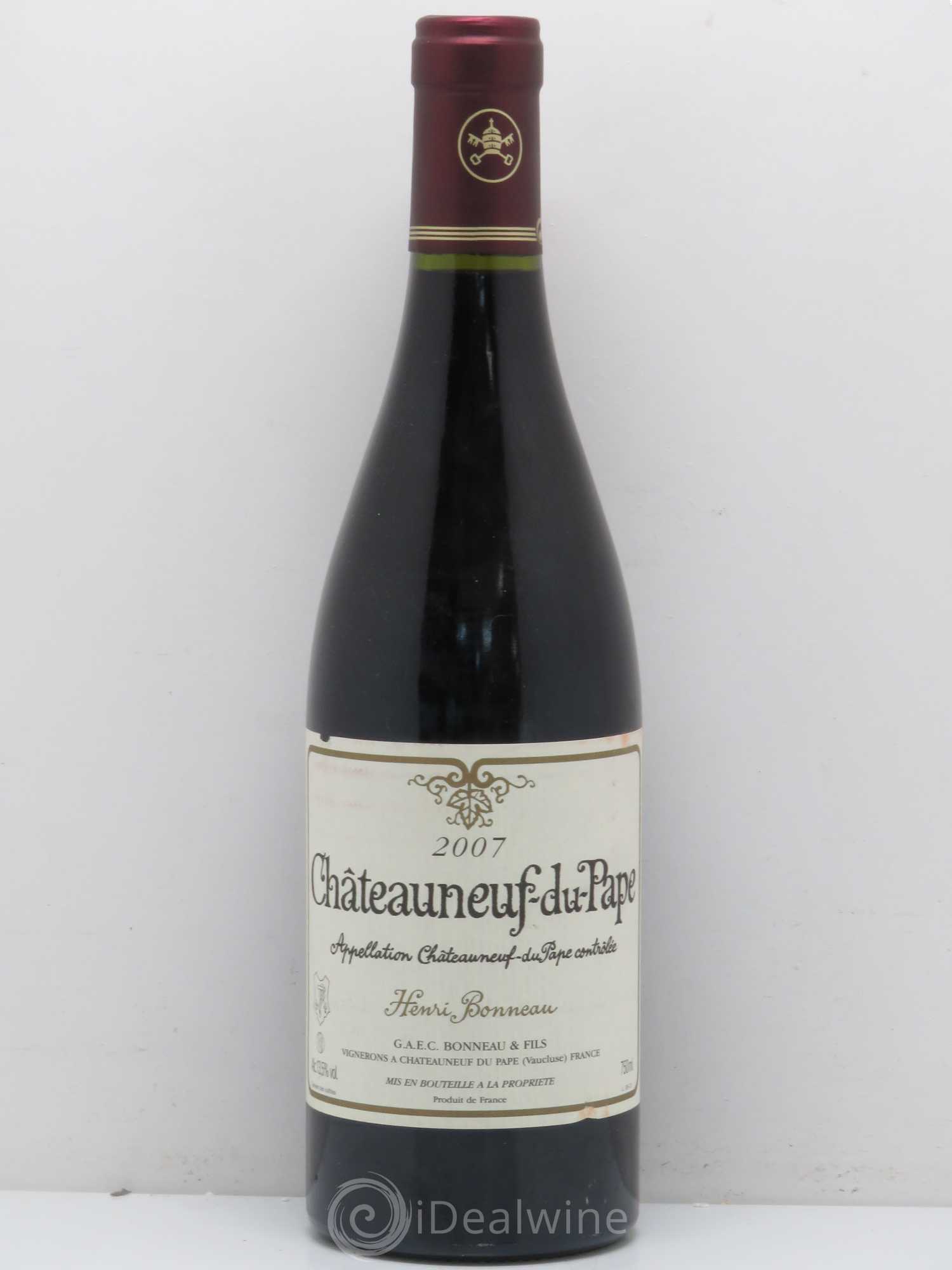 Châteauneuf-du-Pape Henri Bonneau Henri Bonneau & Fils 2007 - Lot de 1 bouteille - 0