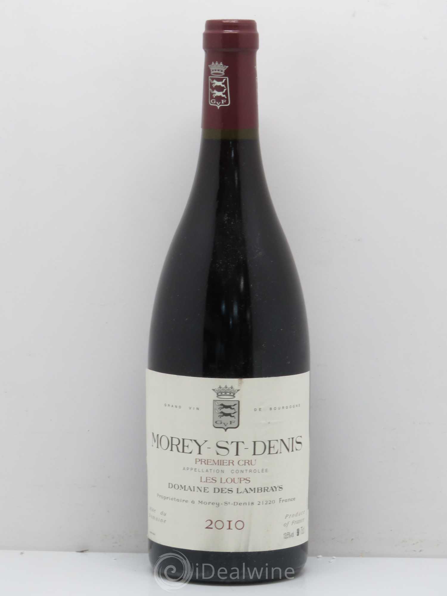 Morey-Saint-Denis 1er Cru Les Loups Domaine des Lambrays 2010 - Lot de 1 bouteille - 0