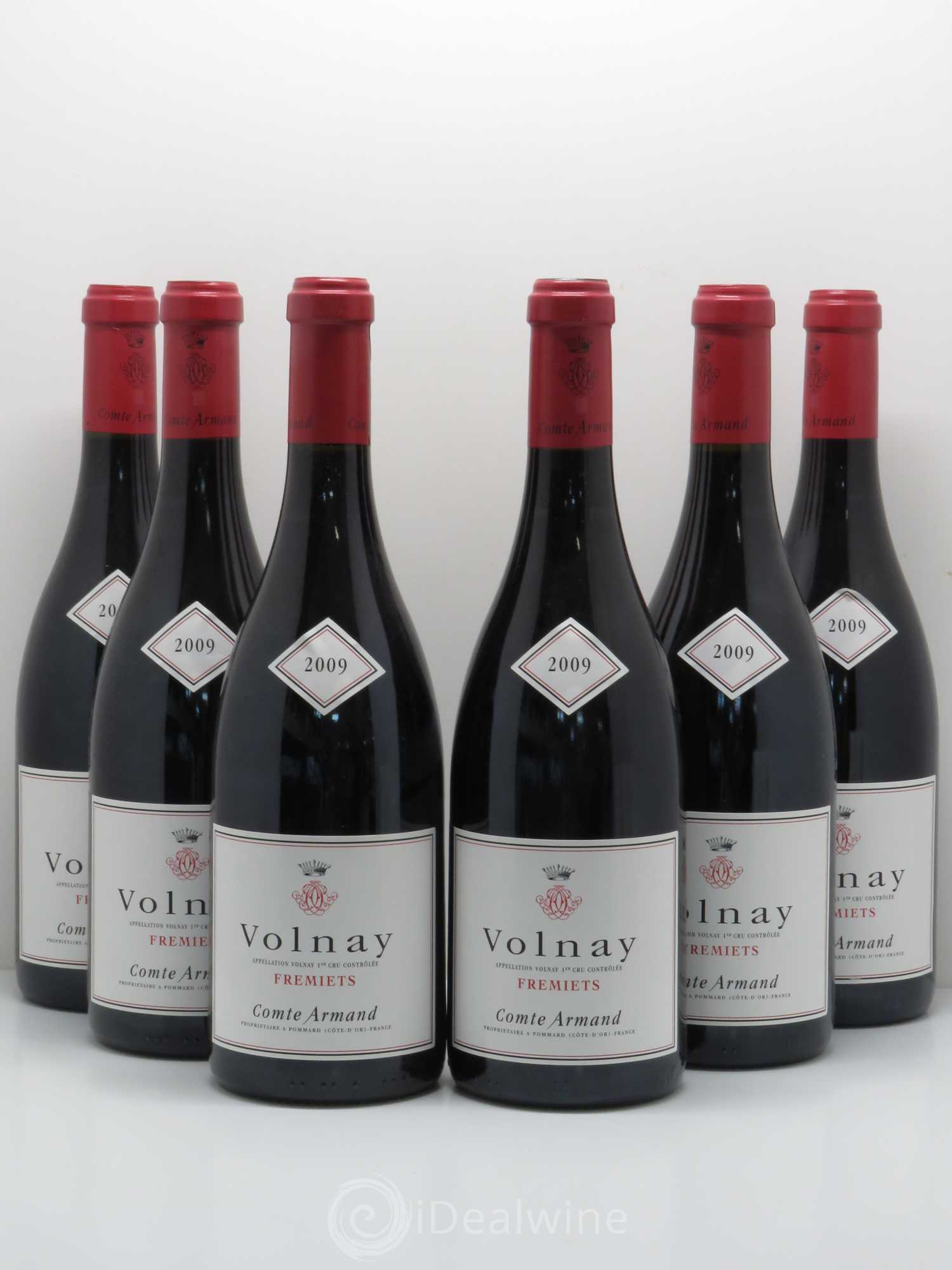Volnay 1er Cru Les Frémiets Comte Armand 2009 - Lot de 6 bouteilles - 0