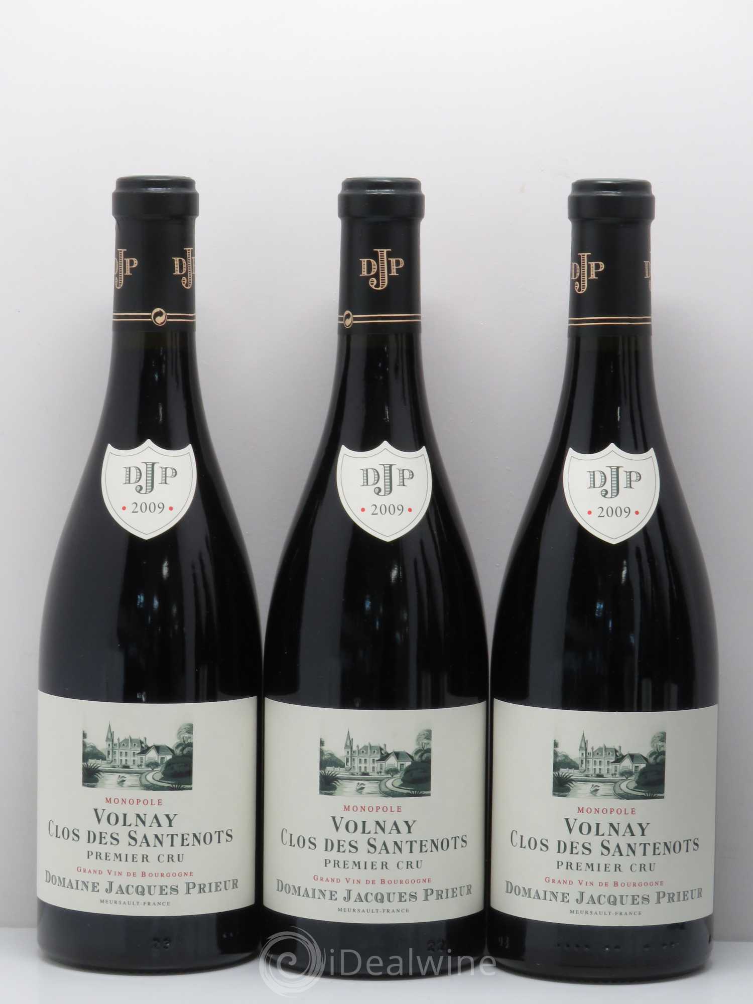 Volnay 1er Cru Clos des Santenots Jacques Prieur (Domaine) 2009 - Lot de 6 bouteilles - 1