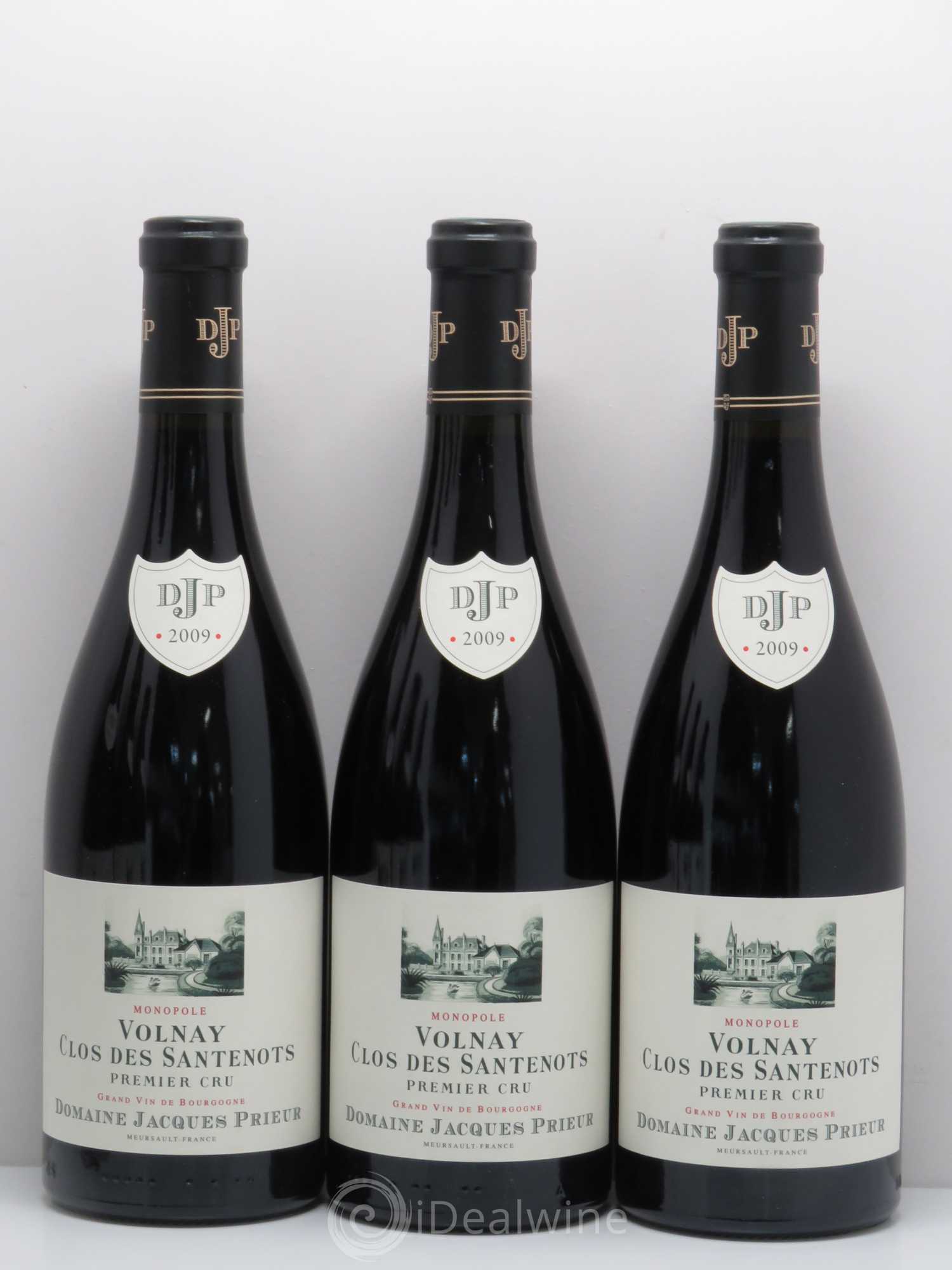 Volnay 1er Cru Clos des Santenots Jacques Prieur (Domaine) 2009 - Lot de 6 bouteilles - 2