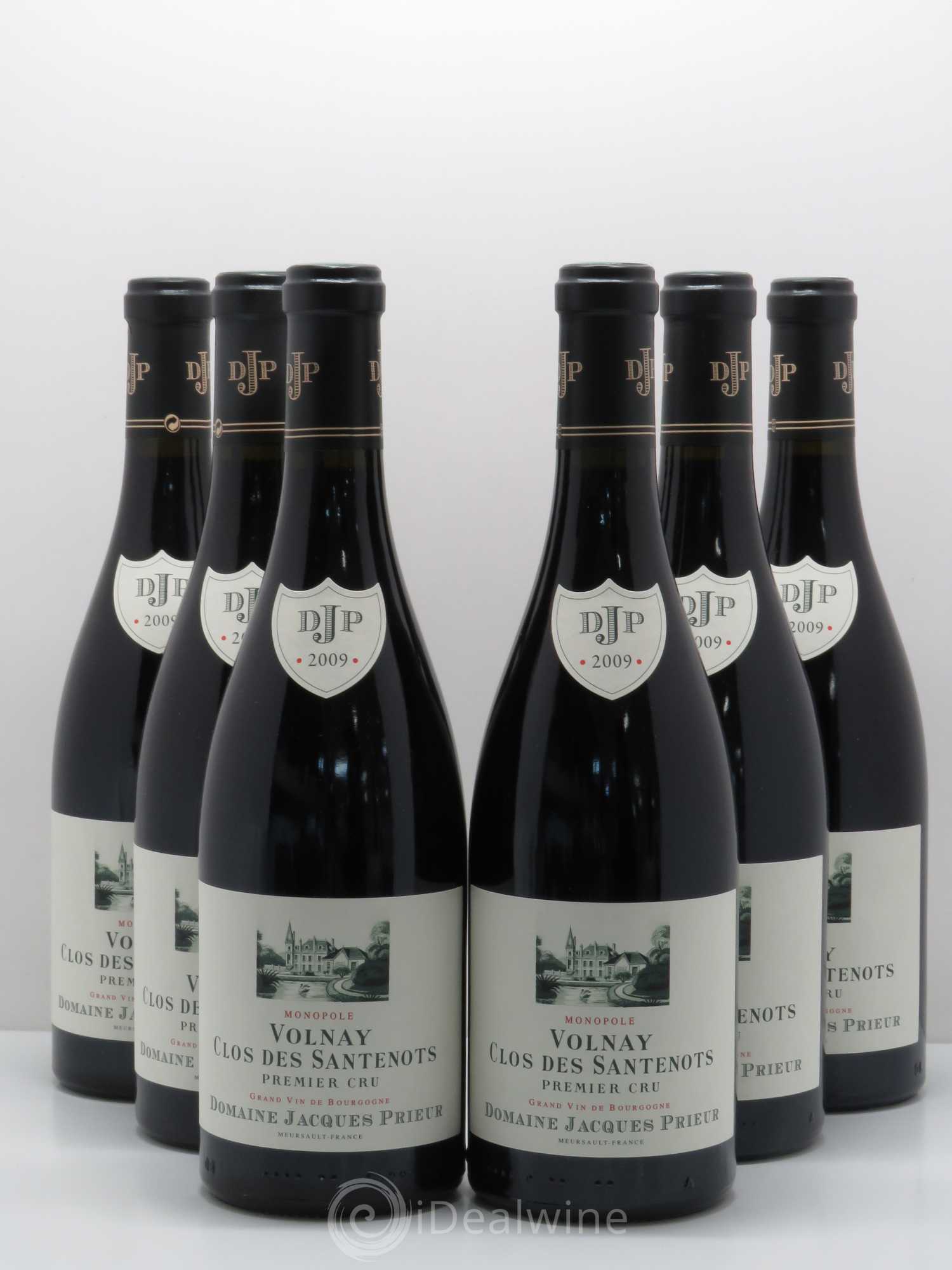 Volnay 1er Cru Clos des Santenots Jacques Prieur (Domaine) 2009 - Lot de 6 bouteilles - 0