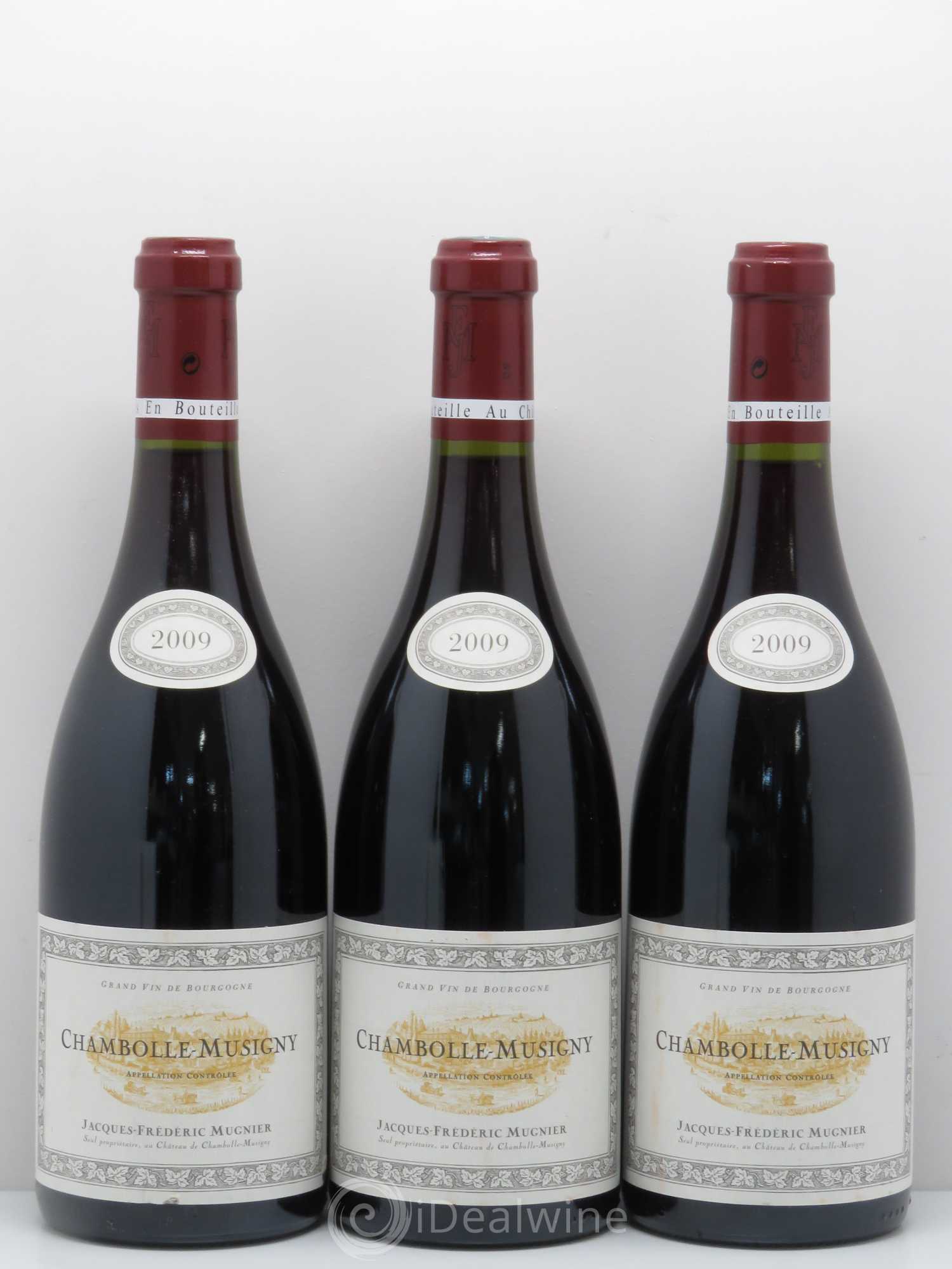 Chambolle-Musigny Jacques-Frédéric Mugnier 2009 - Lot de 3 bouteilles - 0