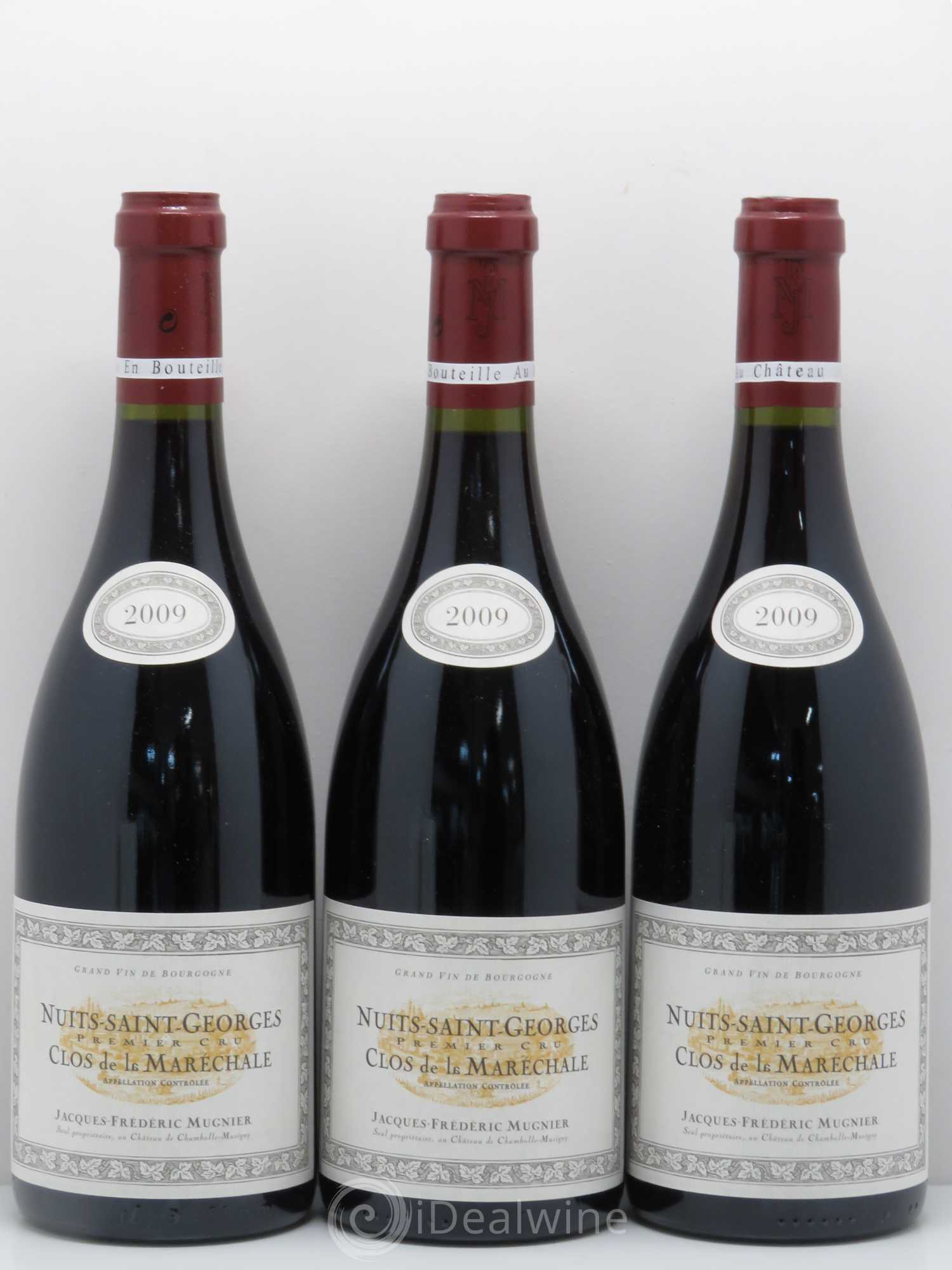 Nuits-Saint-Georges 1er Cru Clos de La Maréchale Jacques-Frédéric Mugnier 2009 - Lot de 3 bouteilles - 0