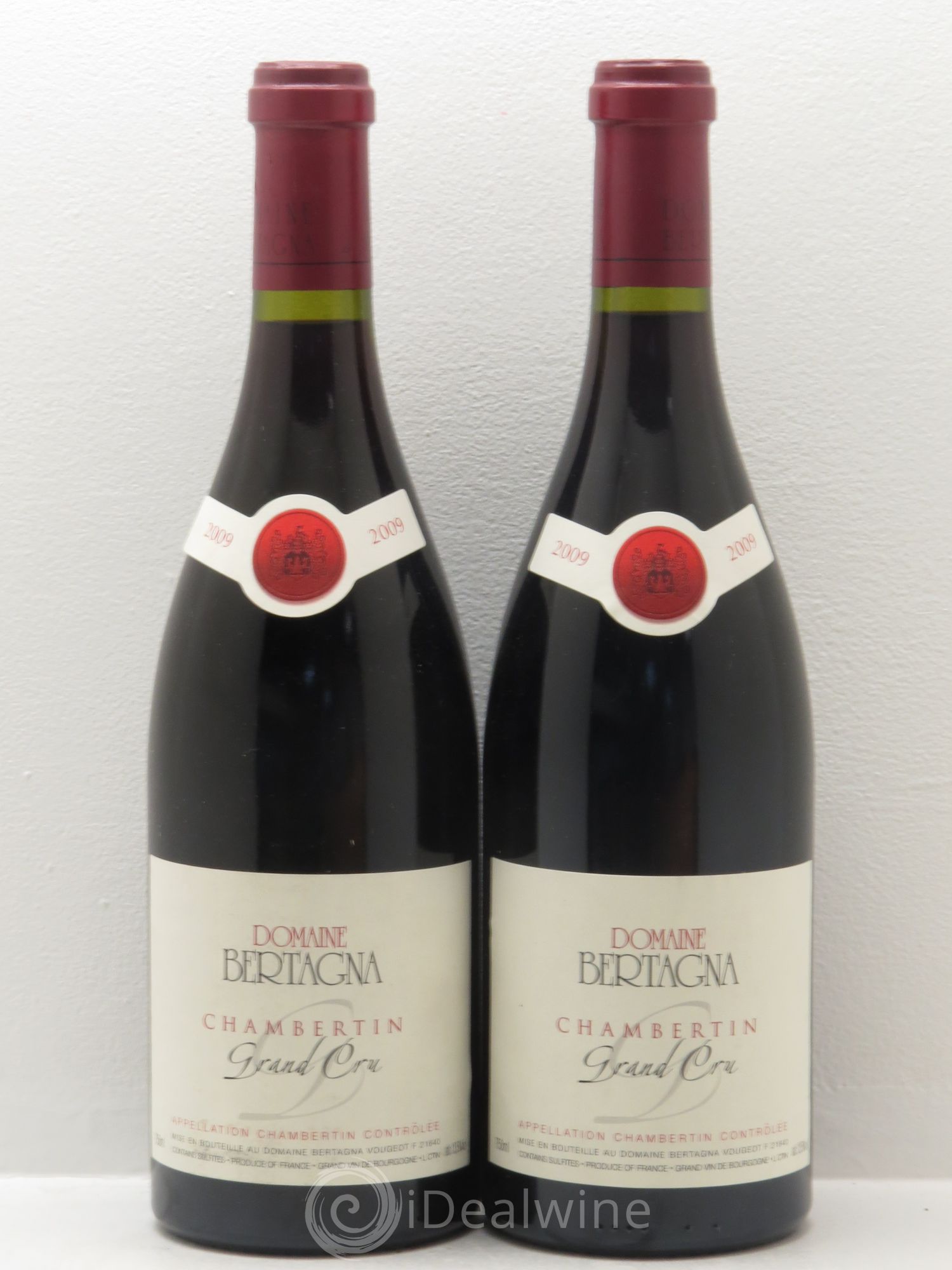 Chambertin Grand Cru Bertagna 2009 - Lot de 2 bouteilles - 0