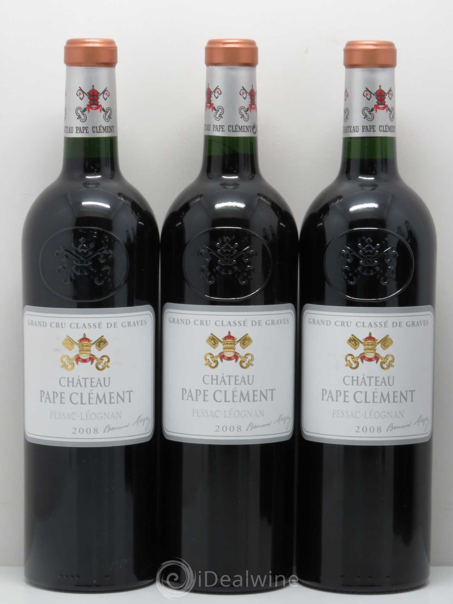 Château Pape Clément Cru Classé de Graves 2008 - Lot de 5 bouteilles - 1