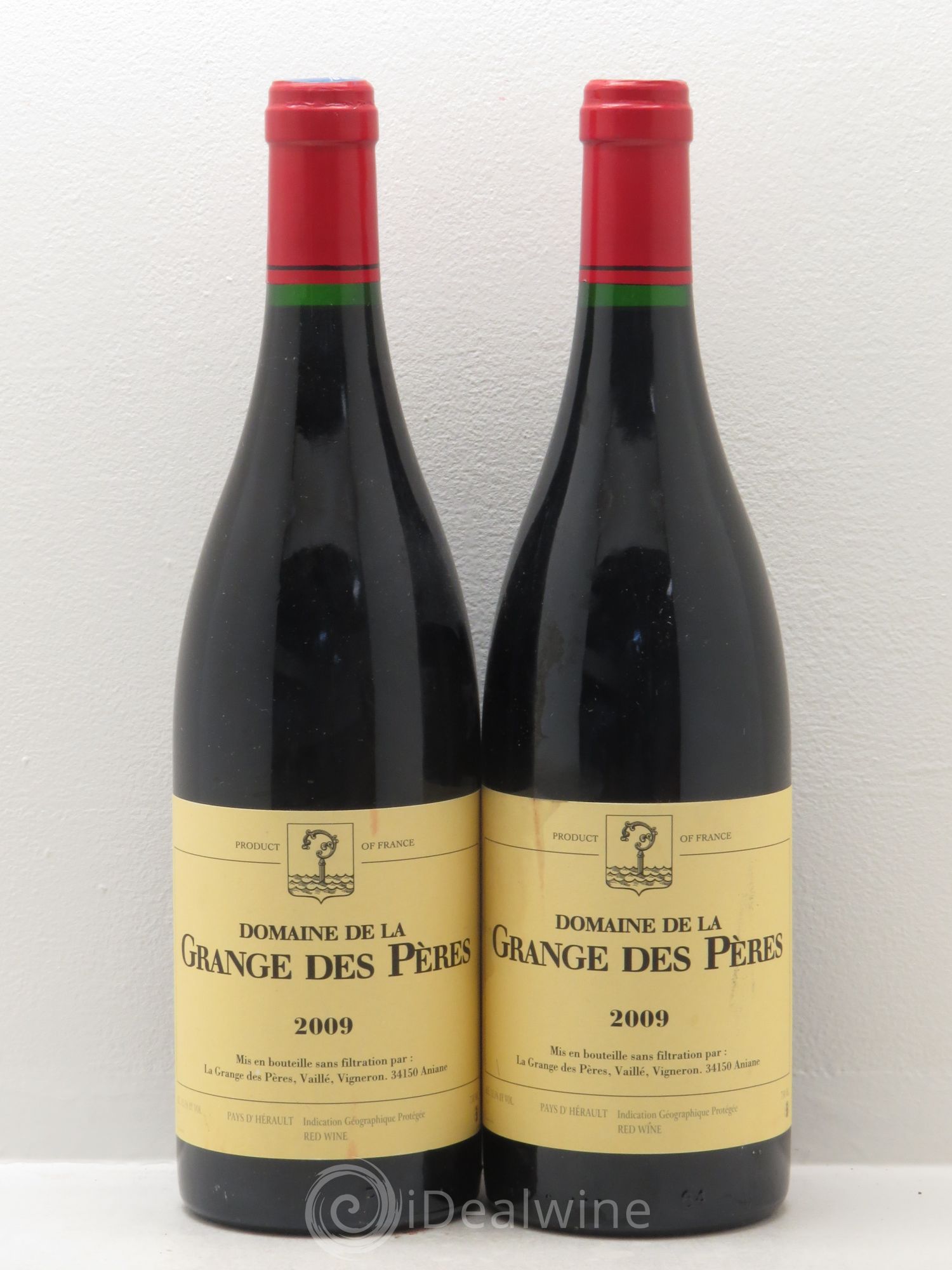 Pays d'Hérault Grange des Pères Laurent Vaillé 2009 - Lot de 2 bouteilles - 0