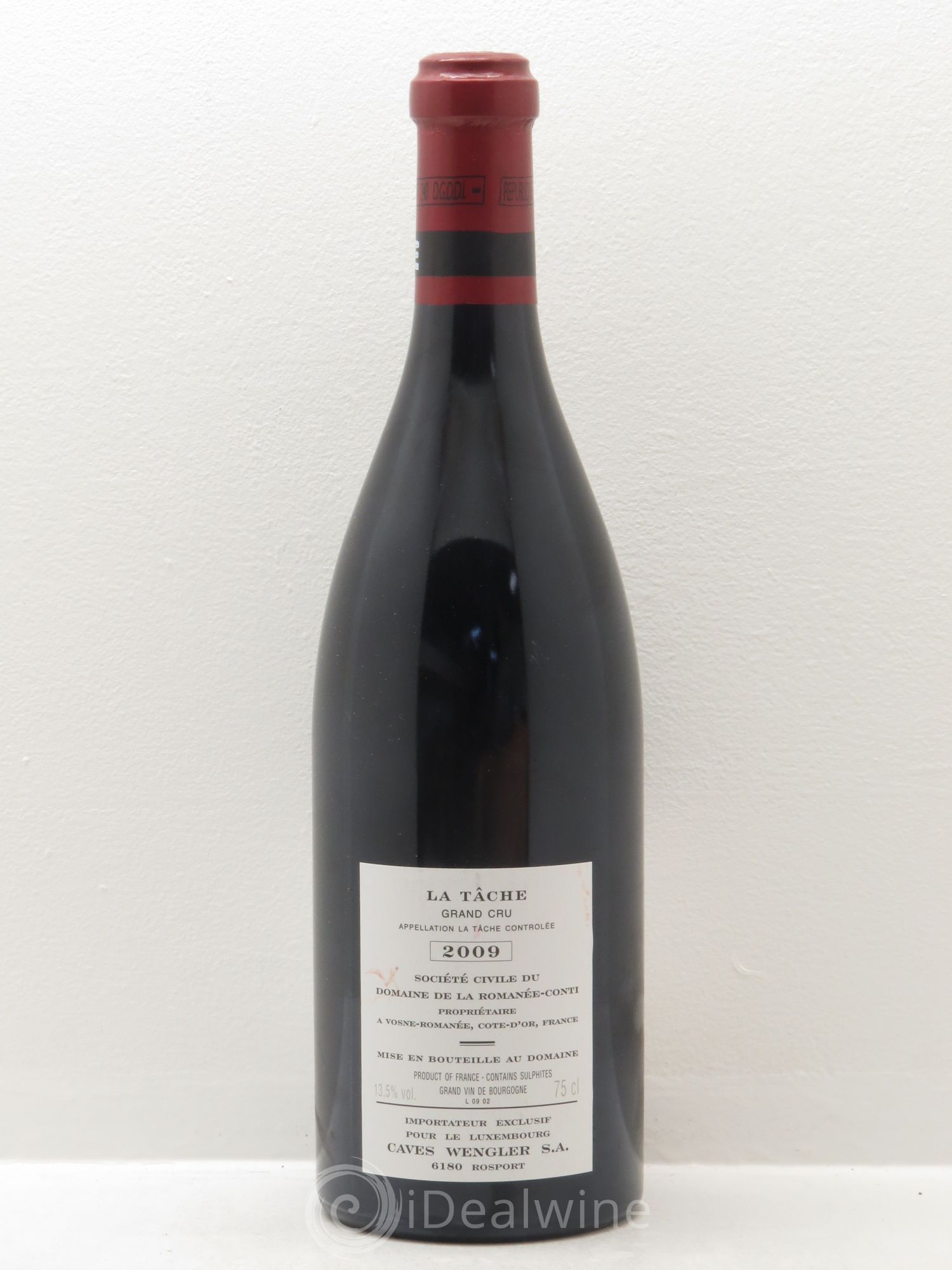 La Tâche Grand Cru Domaine de la Romanée-Conti 2009 - Lot de 1 bouteille - 1