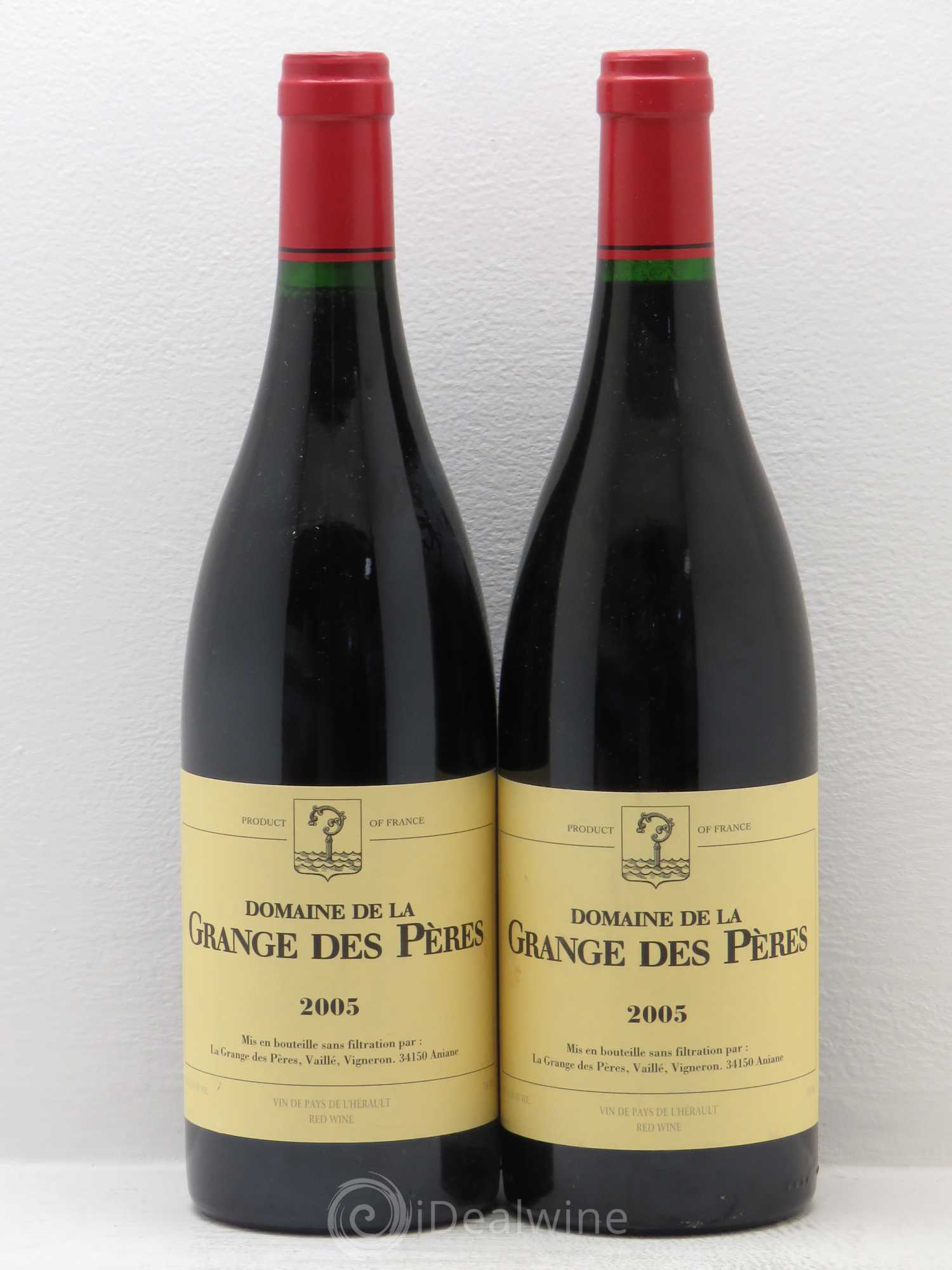 Pays d'Hérault Grange des Pères Laurent Vaillé 2005 - Lot de 2 bouteilles - 0