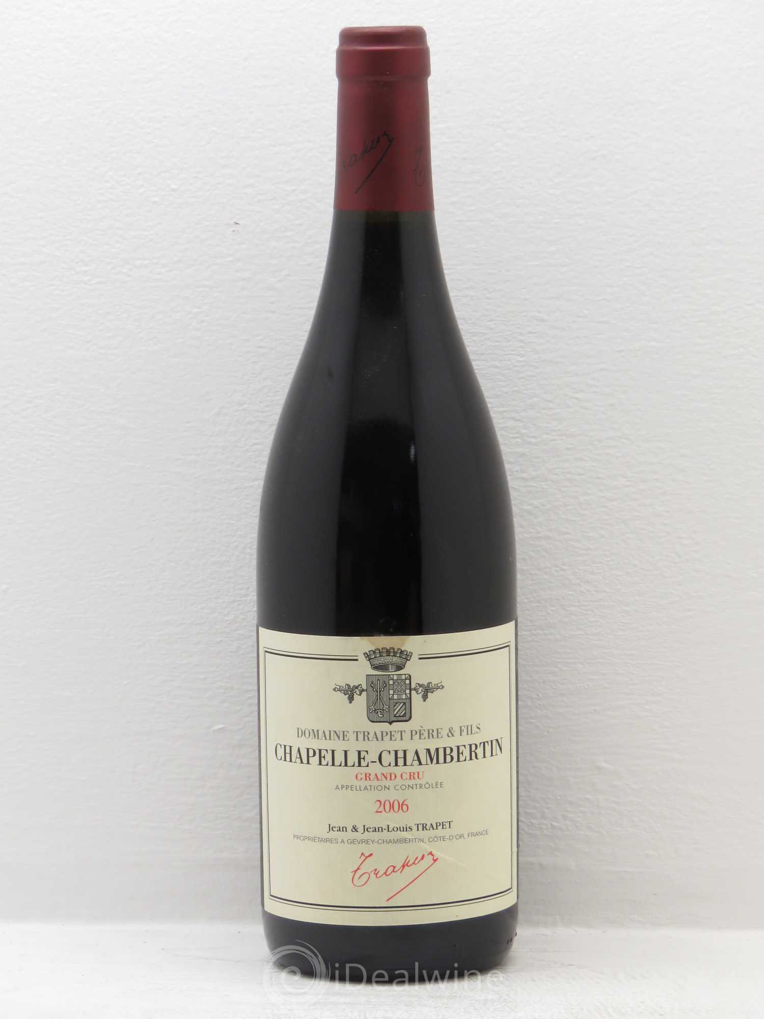 Chapelle-Chambertin Grand Cru Domaine Trapet 2006 - Lot de 1 bouteille - 0