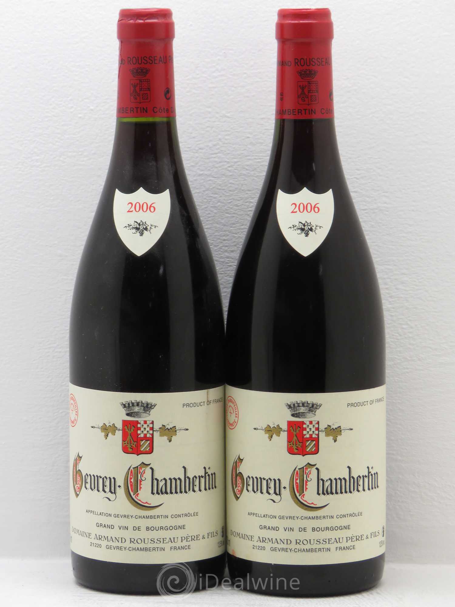 Gevrey-Chambertin Armand Rousseau (Domaine) 2006 - Lot de 2 bouteilles - 0