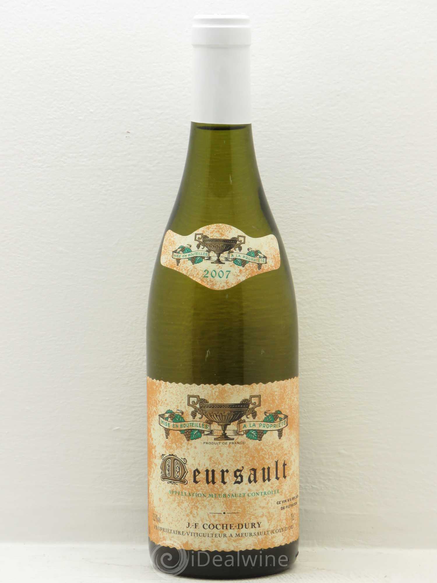 Meursault Coche Dury (Domaine) 2007 - Lot de 1 bouteille - 0