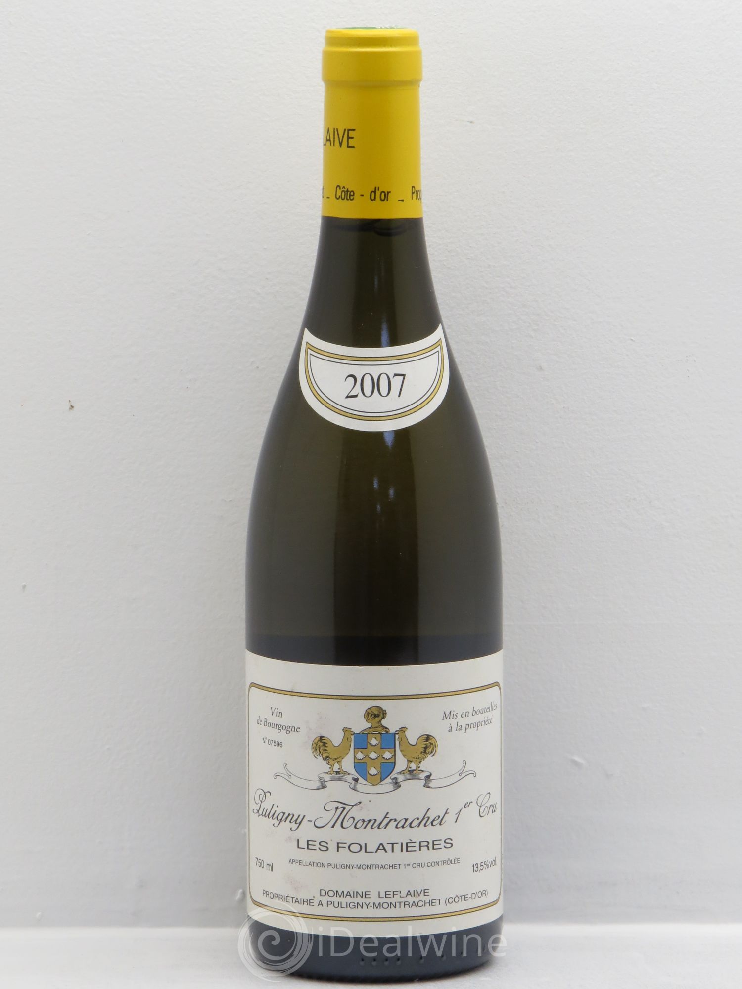 Puligny-Montrachet 1er Cru Les Folatières Leflaive (Domaine) 2007 - Lot de 1 bouteille - 0