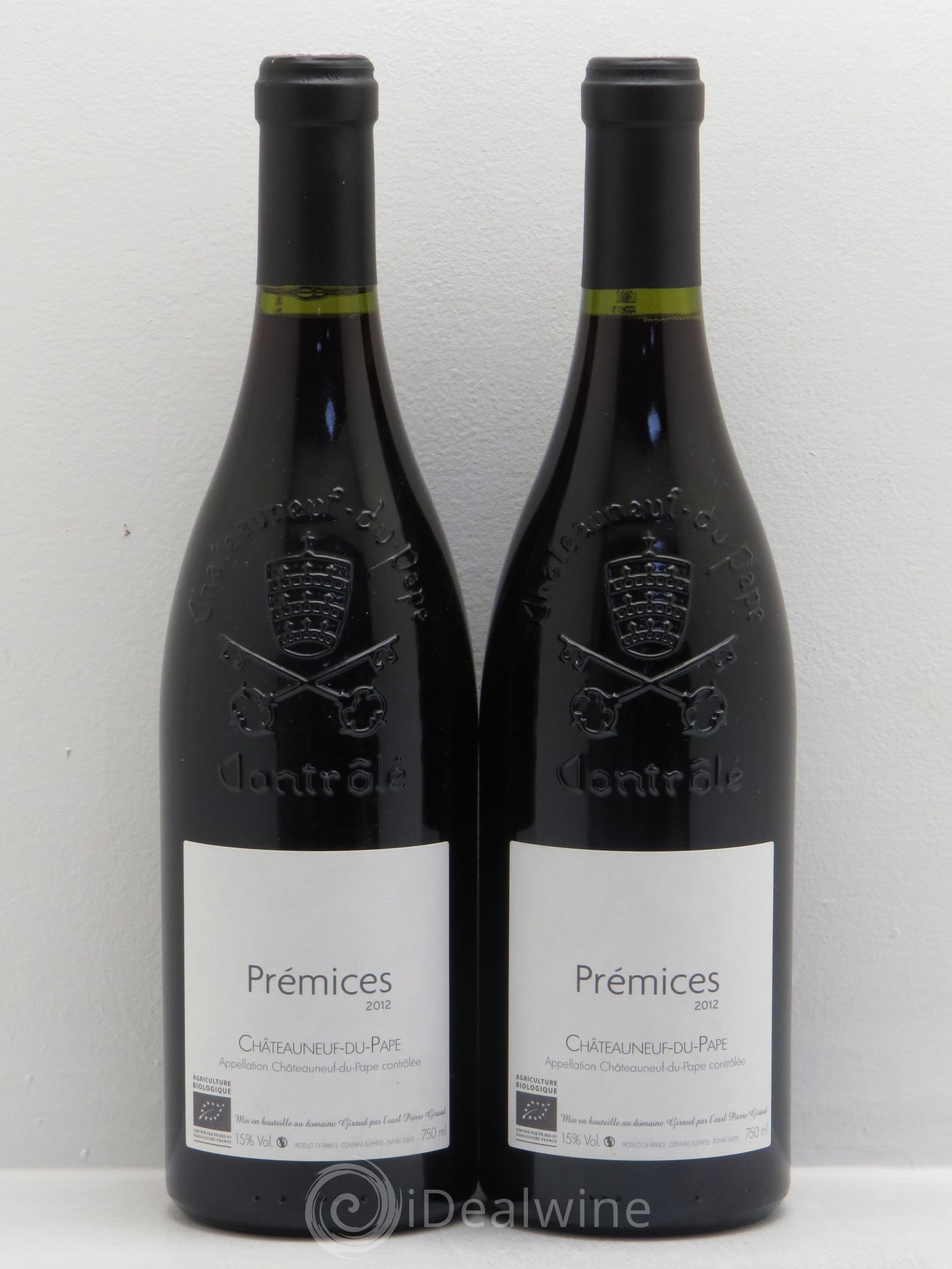 Châteauneuf-du-Pape Prémices Giraud 2012 - Posten von 2 Flaschen - 0