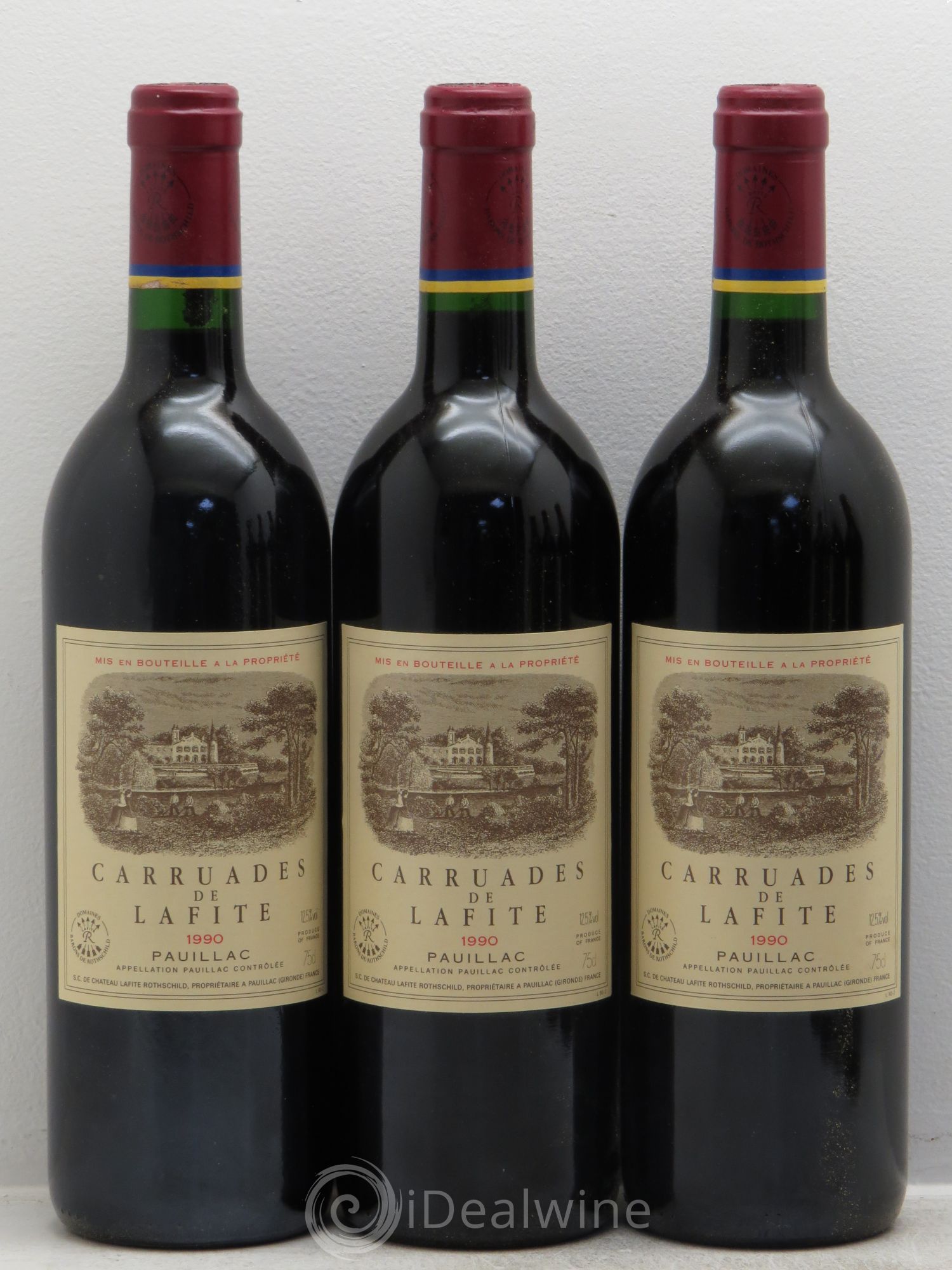 Carruades de Lafite Rothschild Second Vin 1990 - Lot de 6 bouteilles - 2