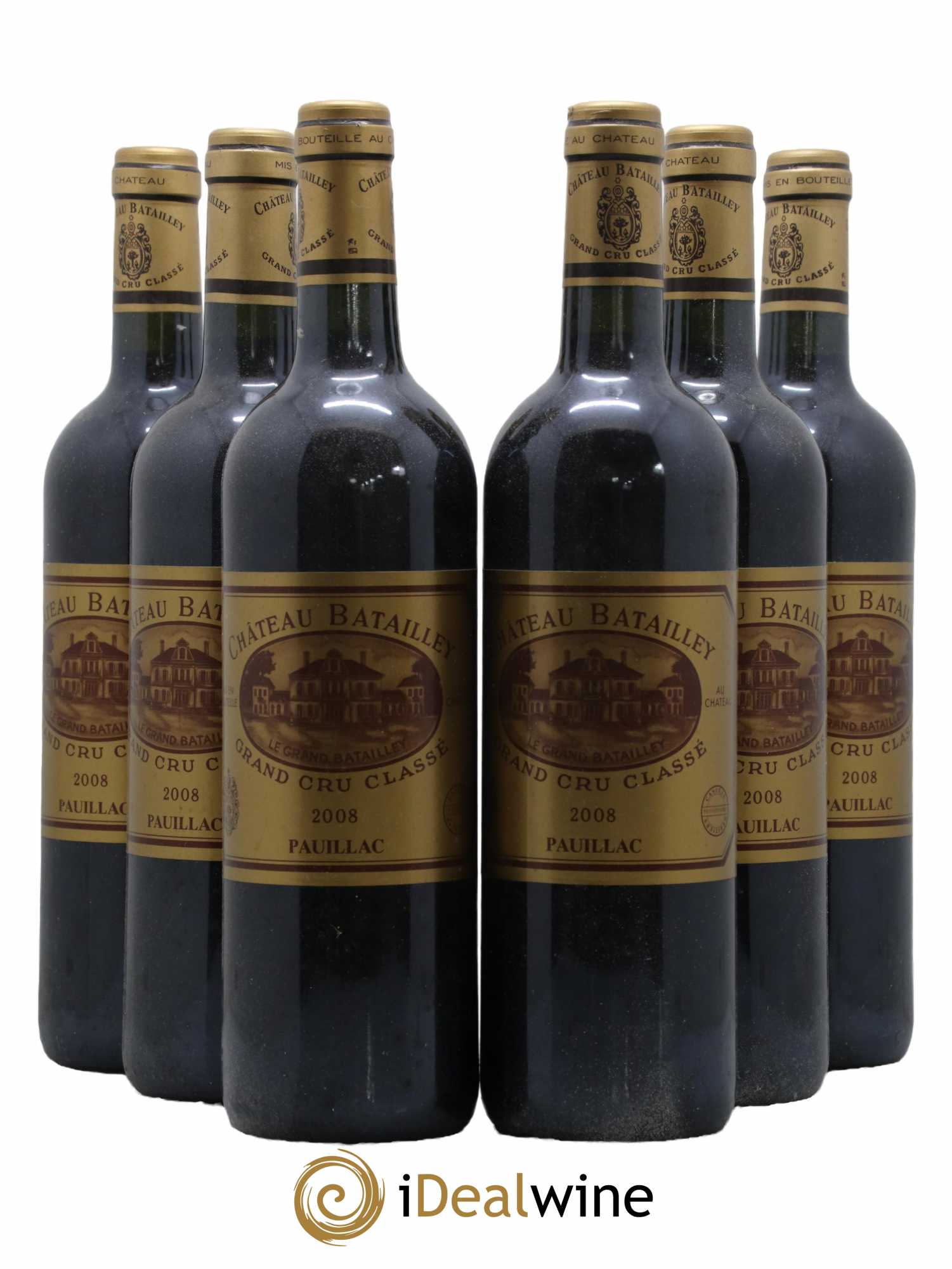 Château Batailley 5ème Grand Cru Classé 2008 - Lot de 6 bouteilles - 0
