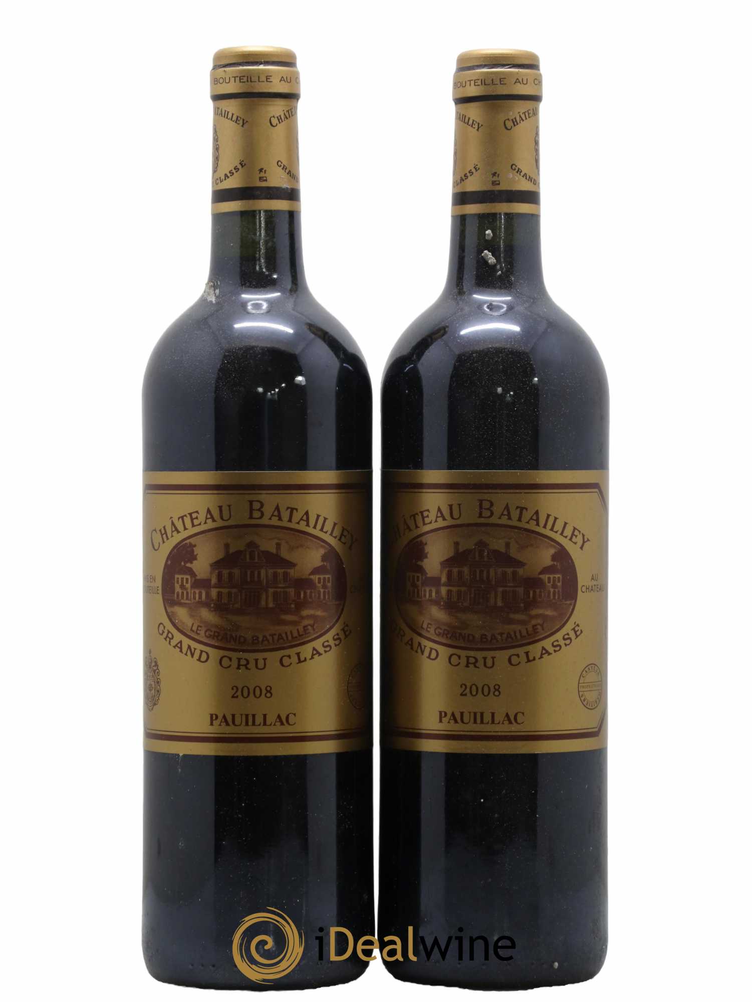 Château Batailley 5ème Grand Cru Classé 2008 - Lot de 2 bouteilles - 0