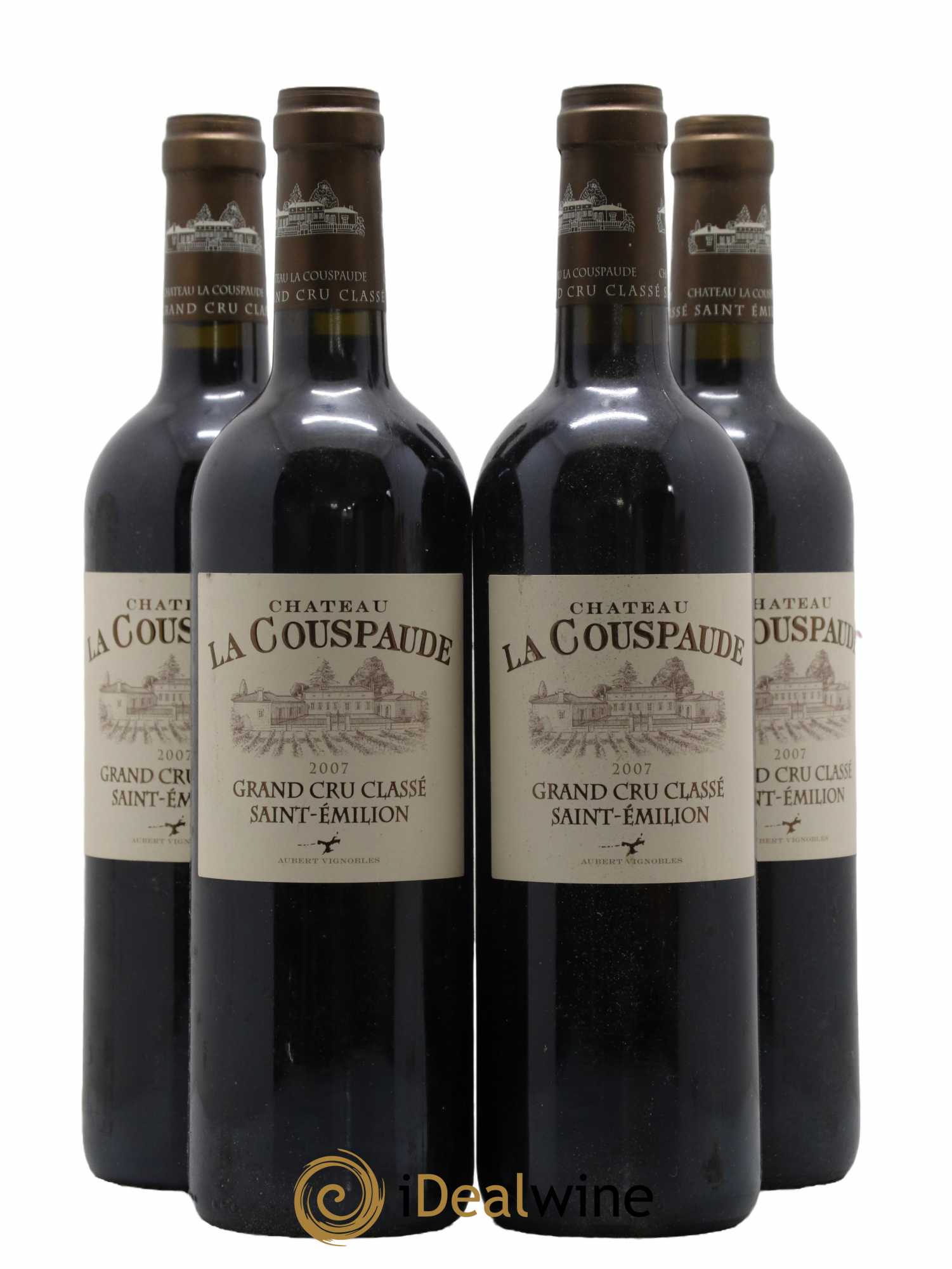Château la Couspaude Grand Cru Classé 2007 - Lot de 4 bouteilles - 0