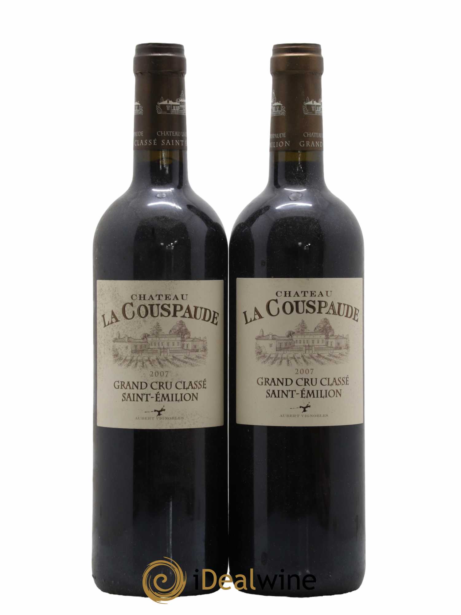 Château la Couspaude Grand Cru Classé 2007 - Lot de 2 bouteilles - 0