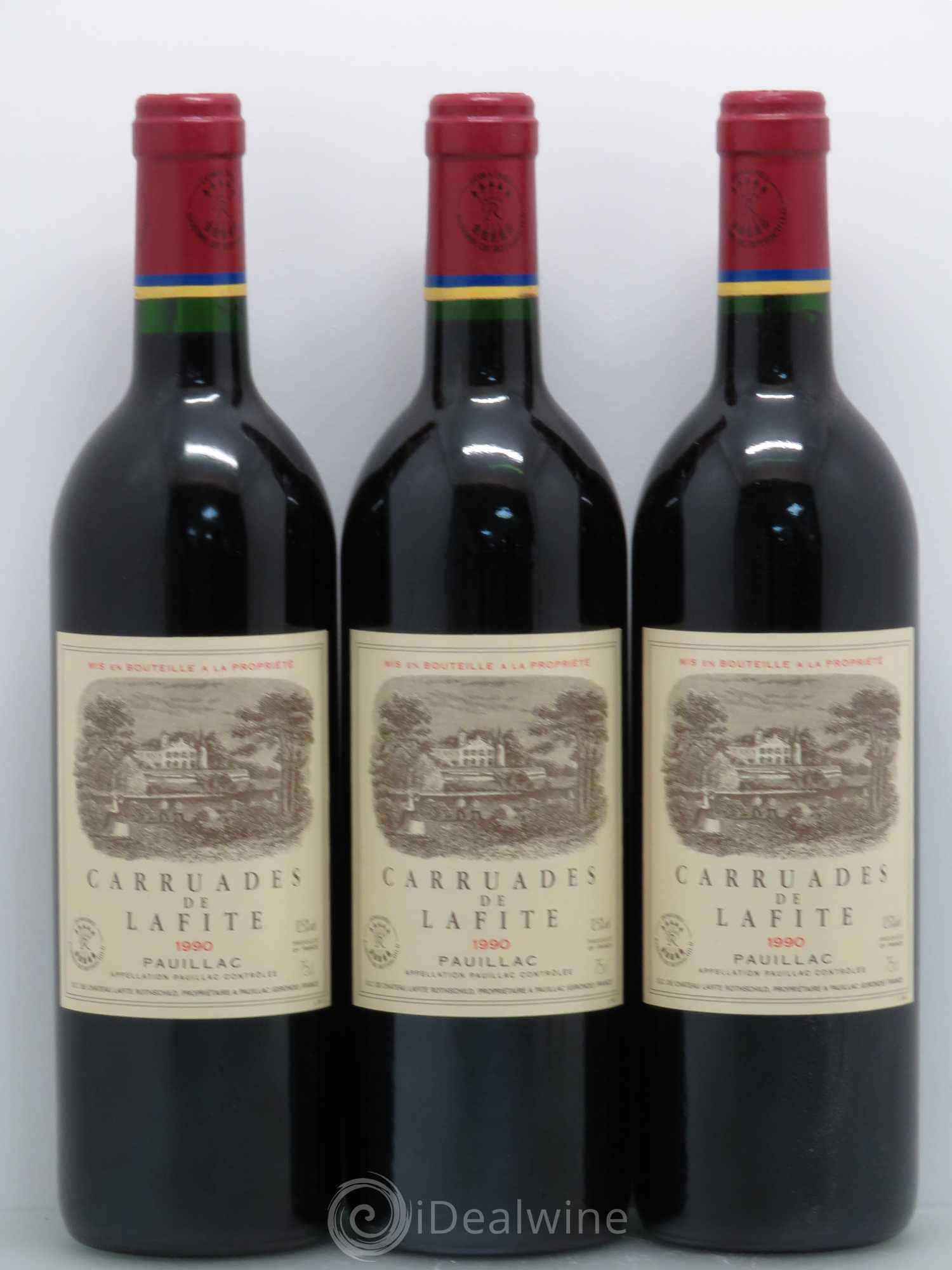 Carruades de Lafite Rothschild Second Vin 1990 - Lot de 6 bouteilles - 2