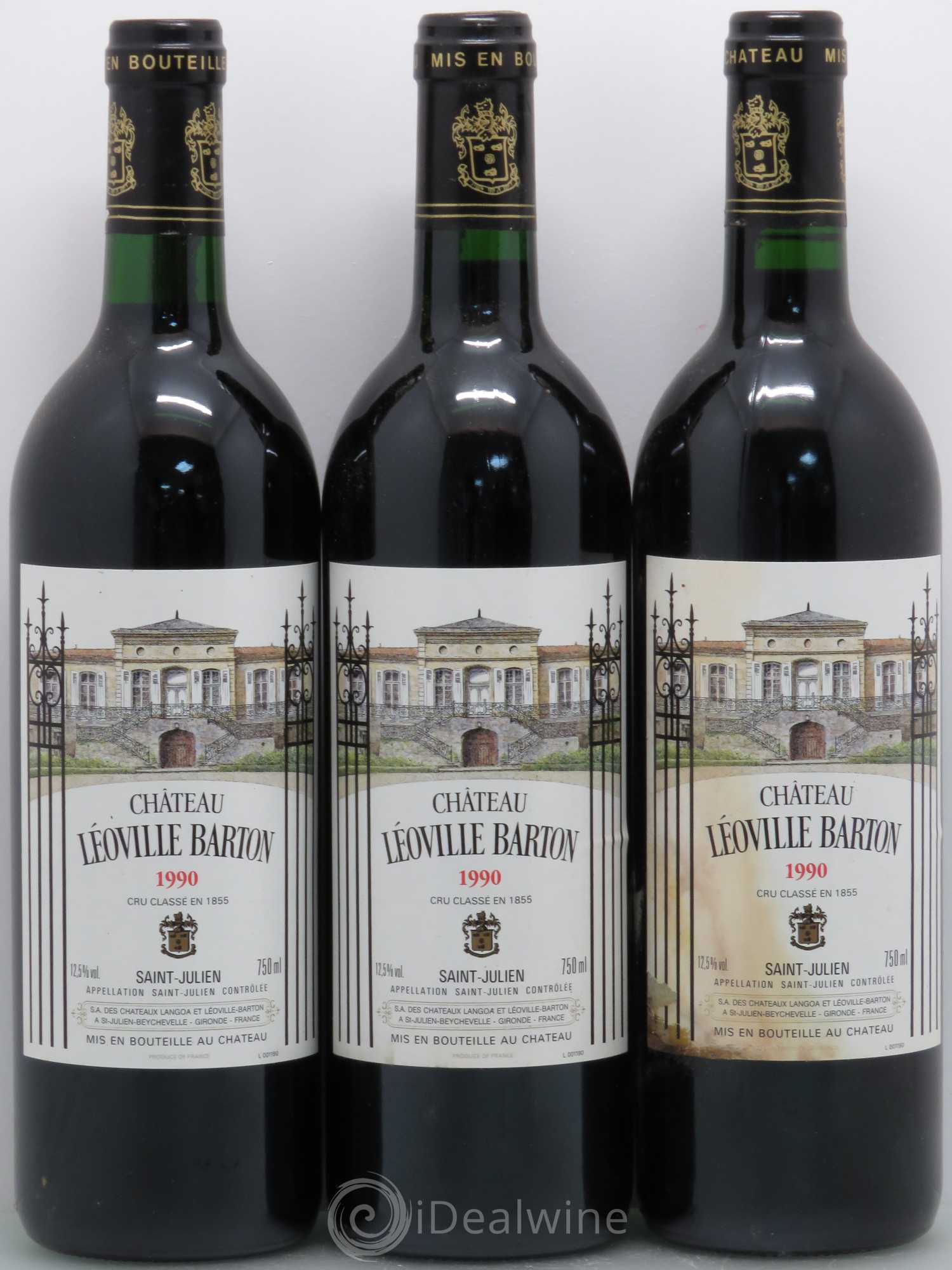 Château Léoville Barton 2ème Grand Cru Classé 1990 - Lot de 6 bouteilles - 2