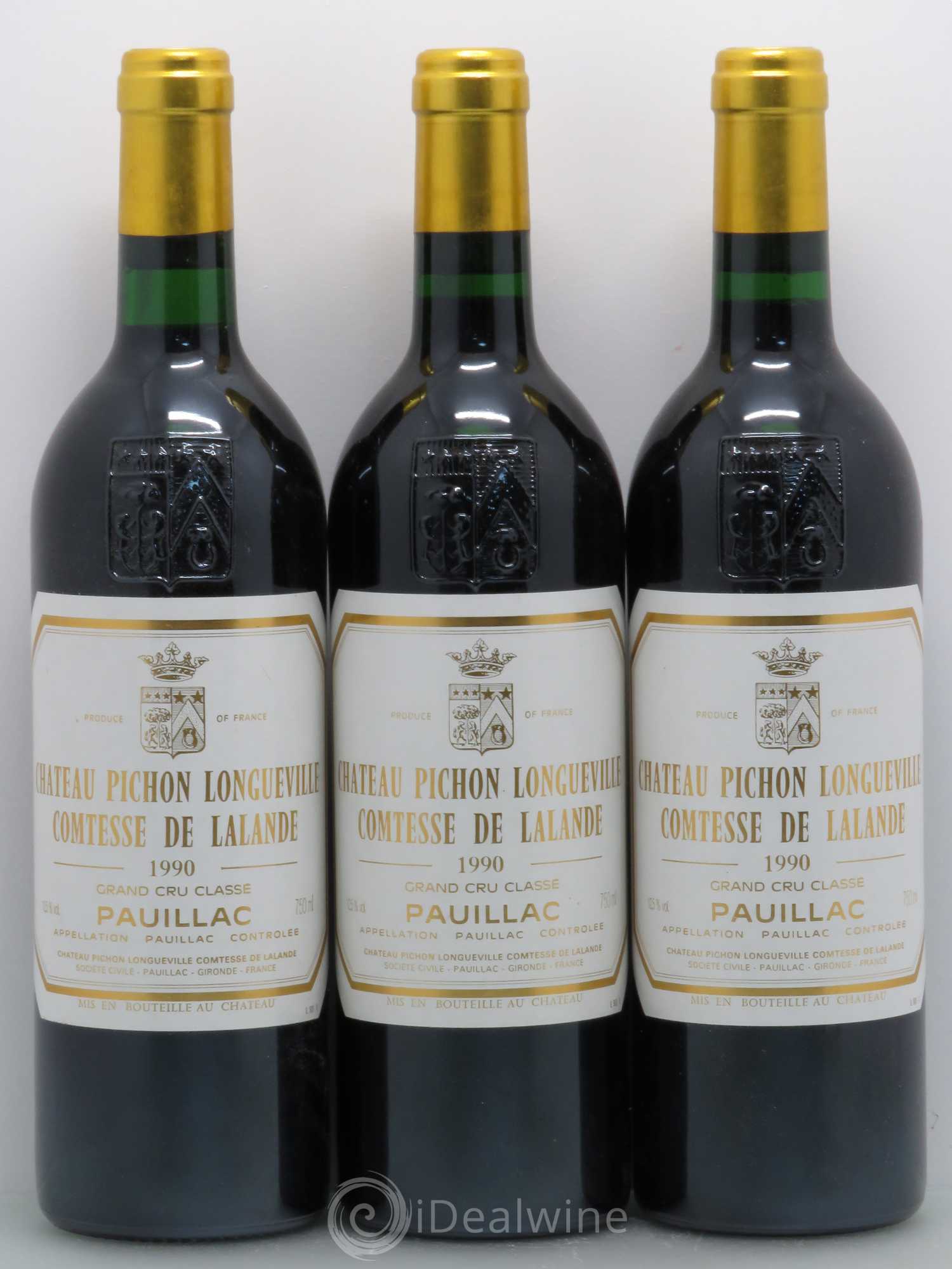 Château Pichon Longueville Comtesse de Lalande 2ème Grand Cru Classé 1990 - Lot de 6 bouteilles - 1