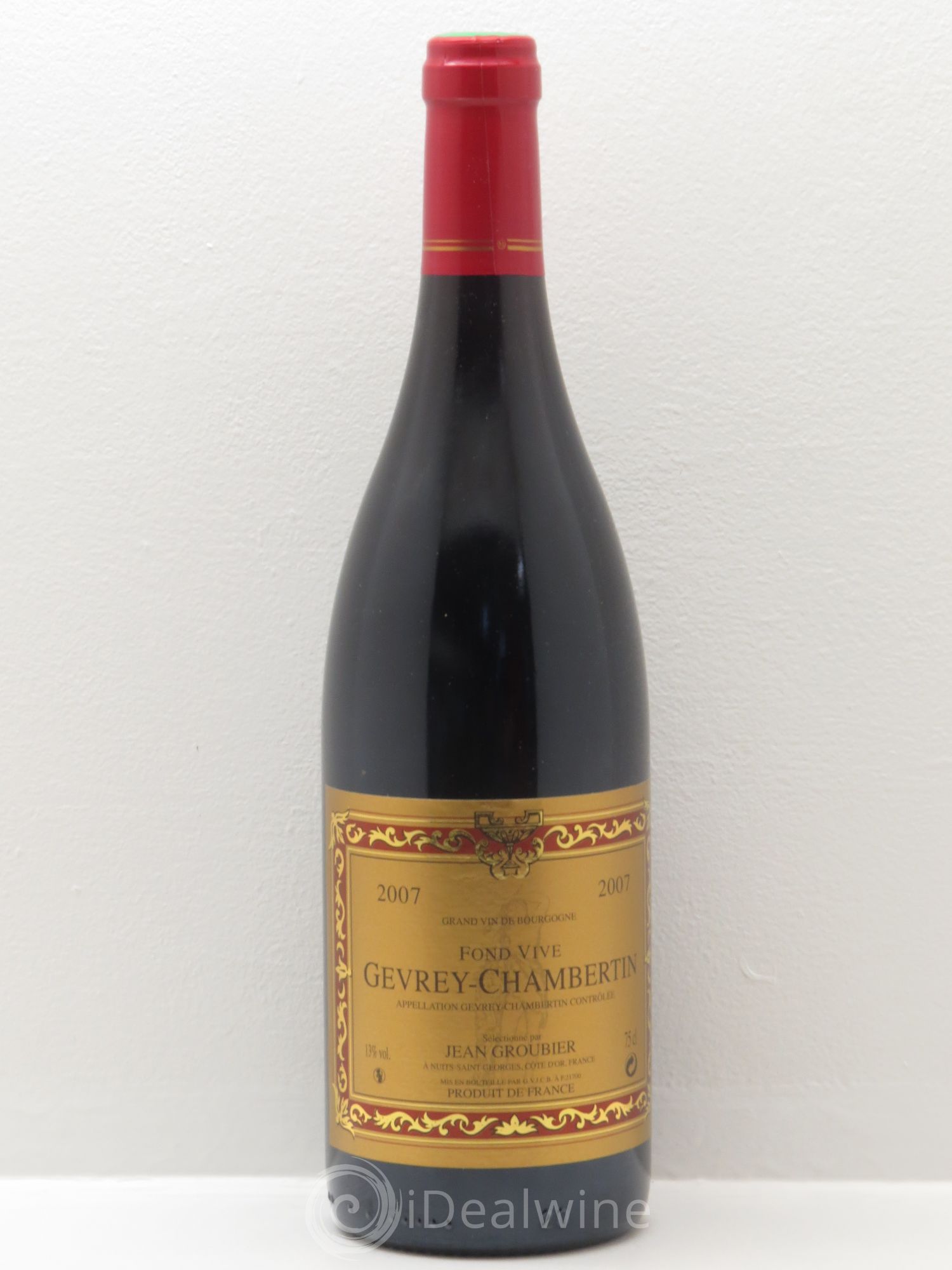 Gevrey-Chambertin Fond vive Groubier 2007 - Posten von 1 Flasche - 0