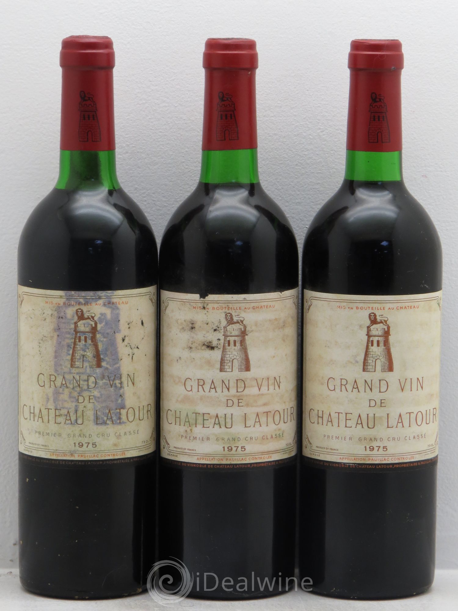 Château Latour 1er Grand Cru Classé 1975 - Lot de 12 bouteilles - 2
