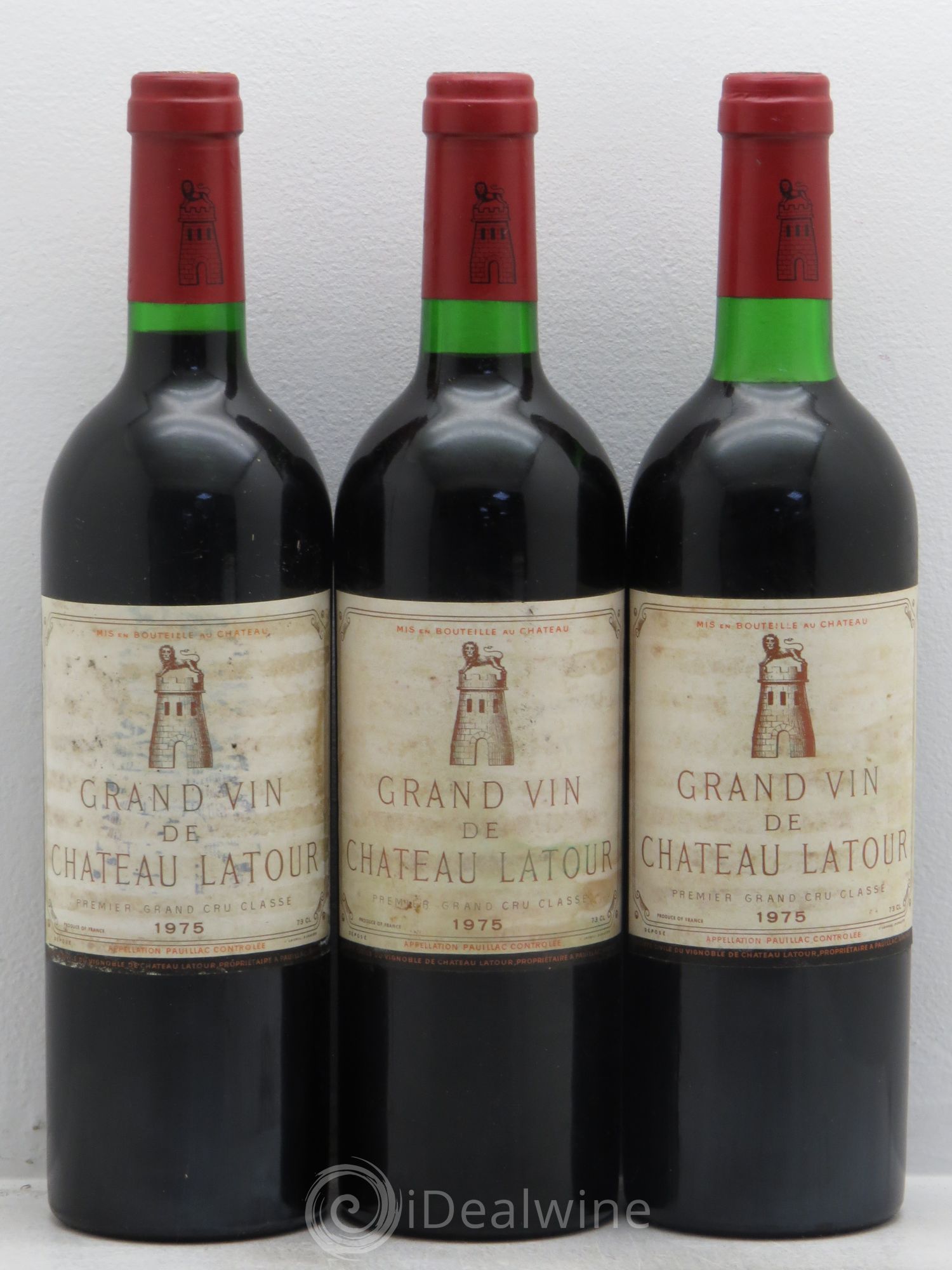 Château Latour 1er Grand Cru Classé 1975 - Lot de 12 bouteilles - 3
