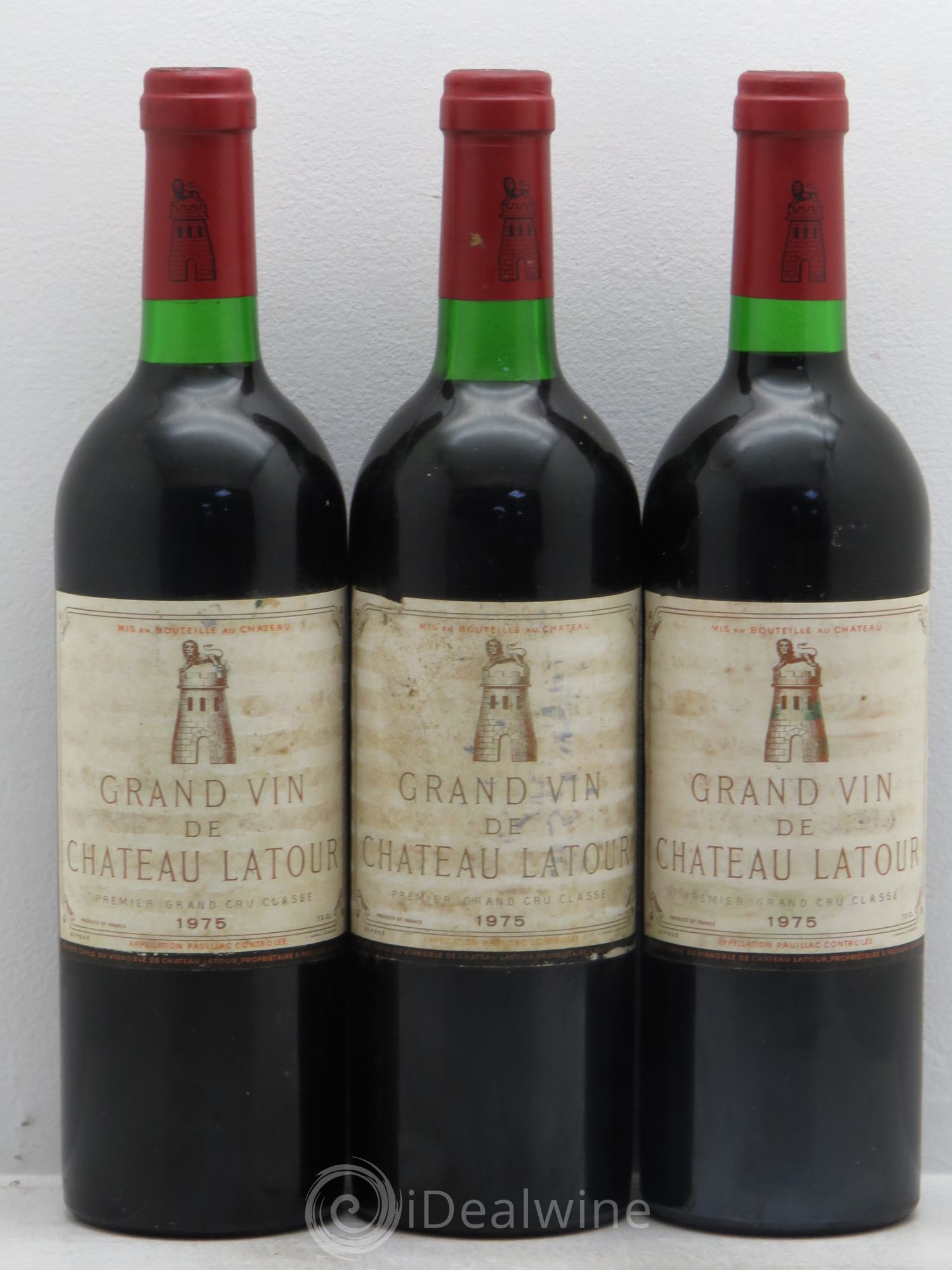 Château Latour 1er Grand Cru Classé 1975 - Lot de 12 bouteilles - 4