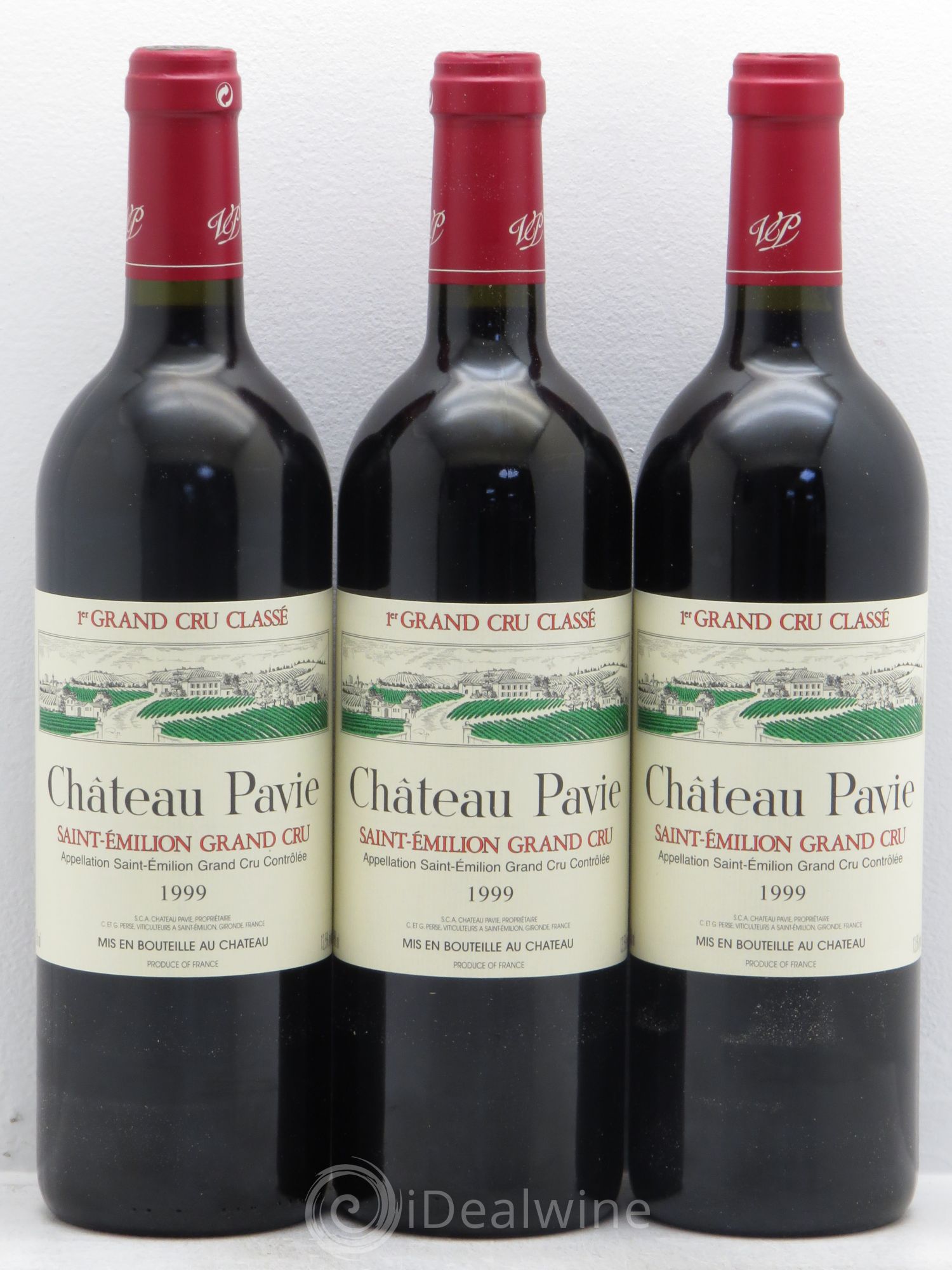 Château Pavie 1er Grand Cru Classé A 1999 - Lot de 12 bouteilles - 1
