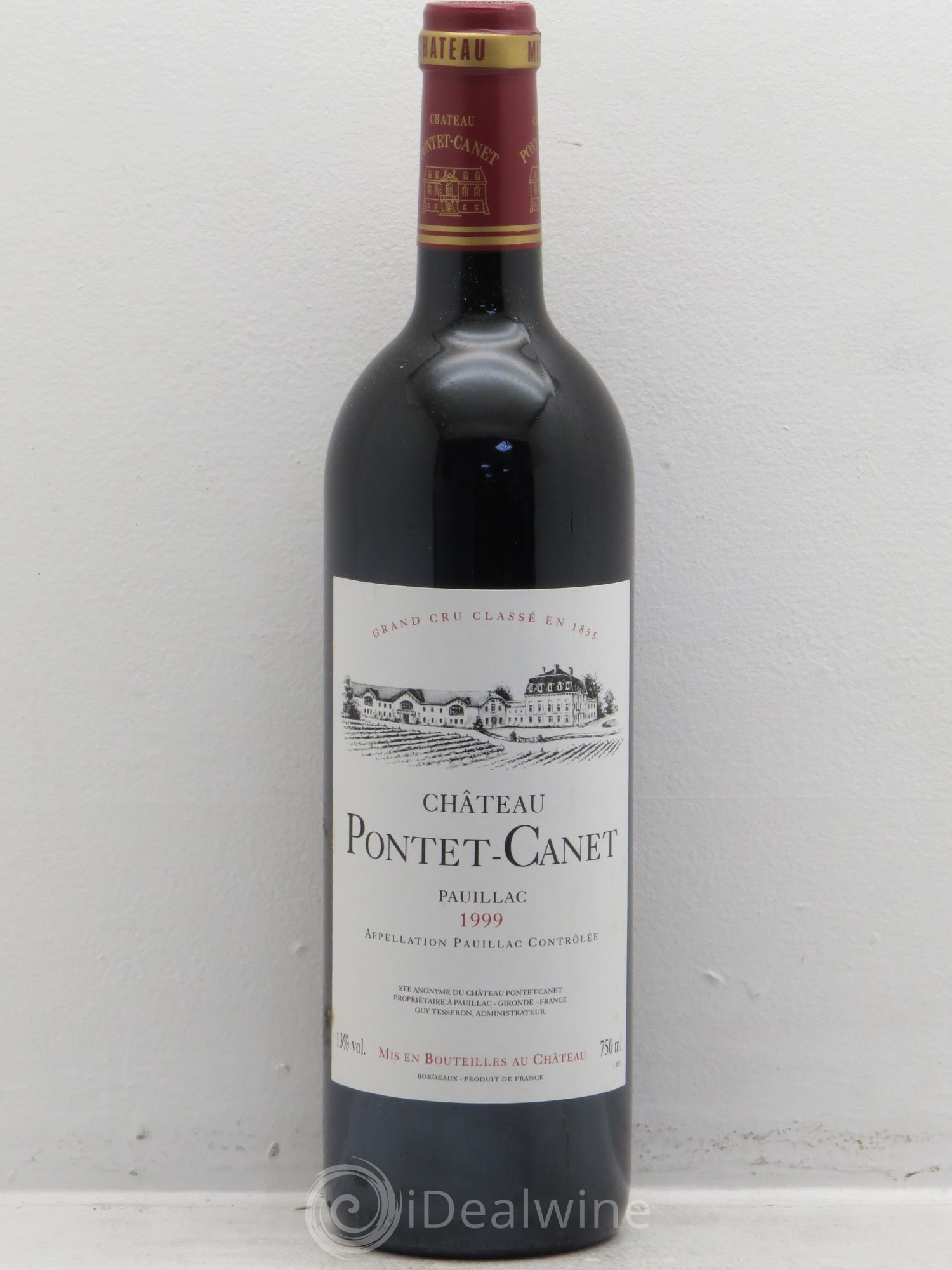 Château Pontet Canet 5ème Grand Cru Classé 1999 - Lot de 6 bouteilles - 0