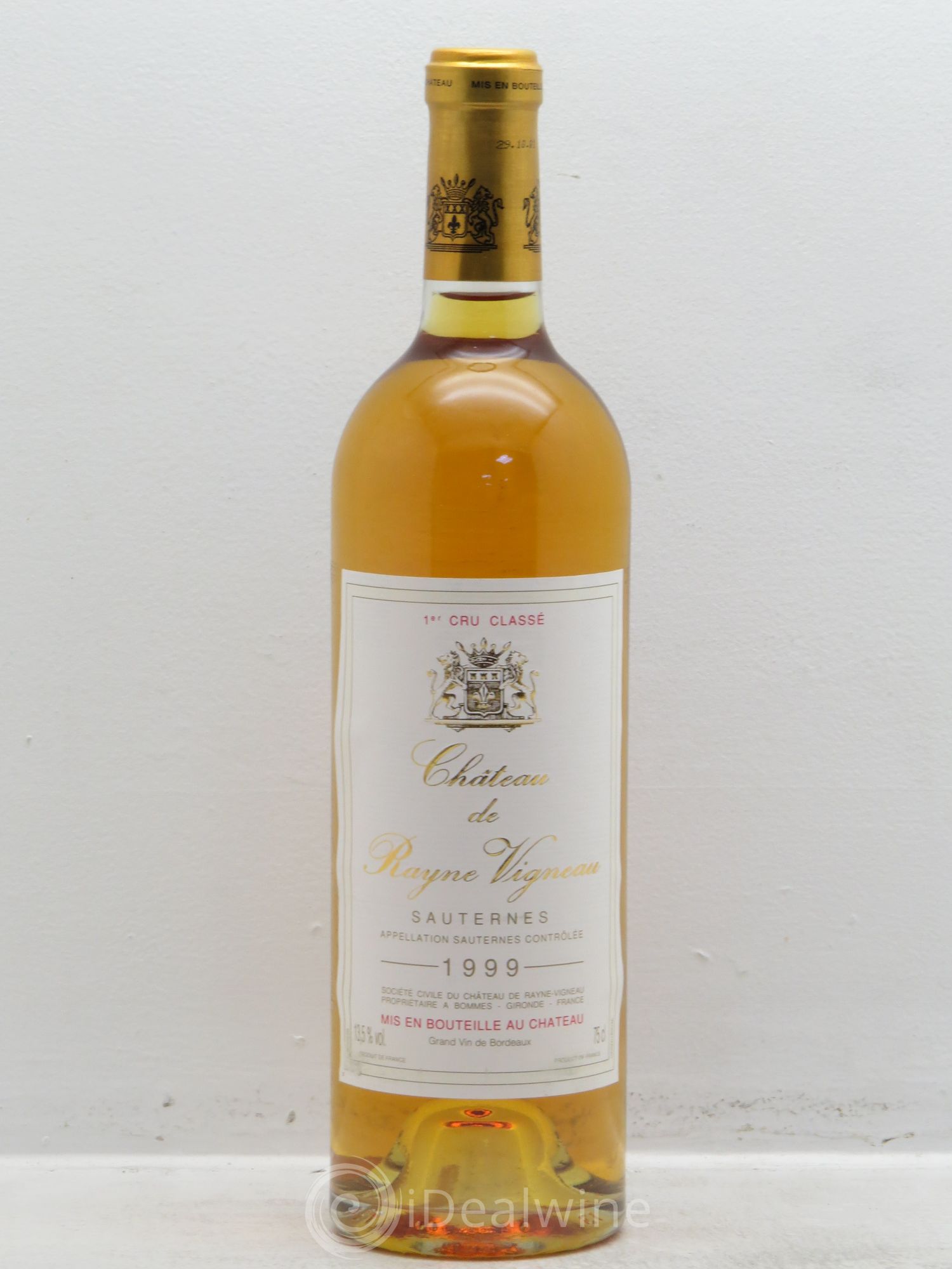 Château de Rayne Vigneau 1er Grand Cru Classé 1999 - Lotto di 12 bottiglie - 0