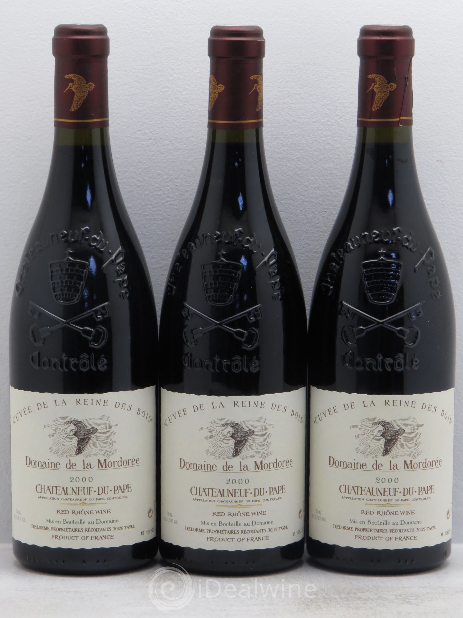 Châteauneuf-du-Pape Domaine de La Mordorée (Domaine de) 2000 - Lot de 12 bouteilles - 2