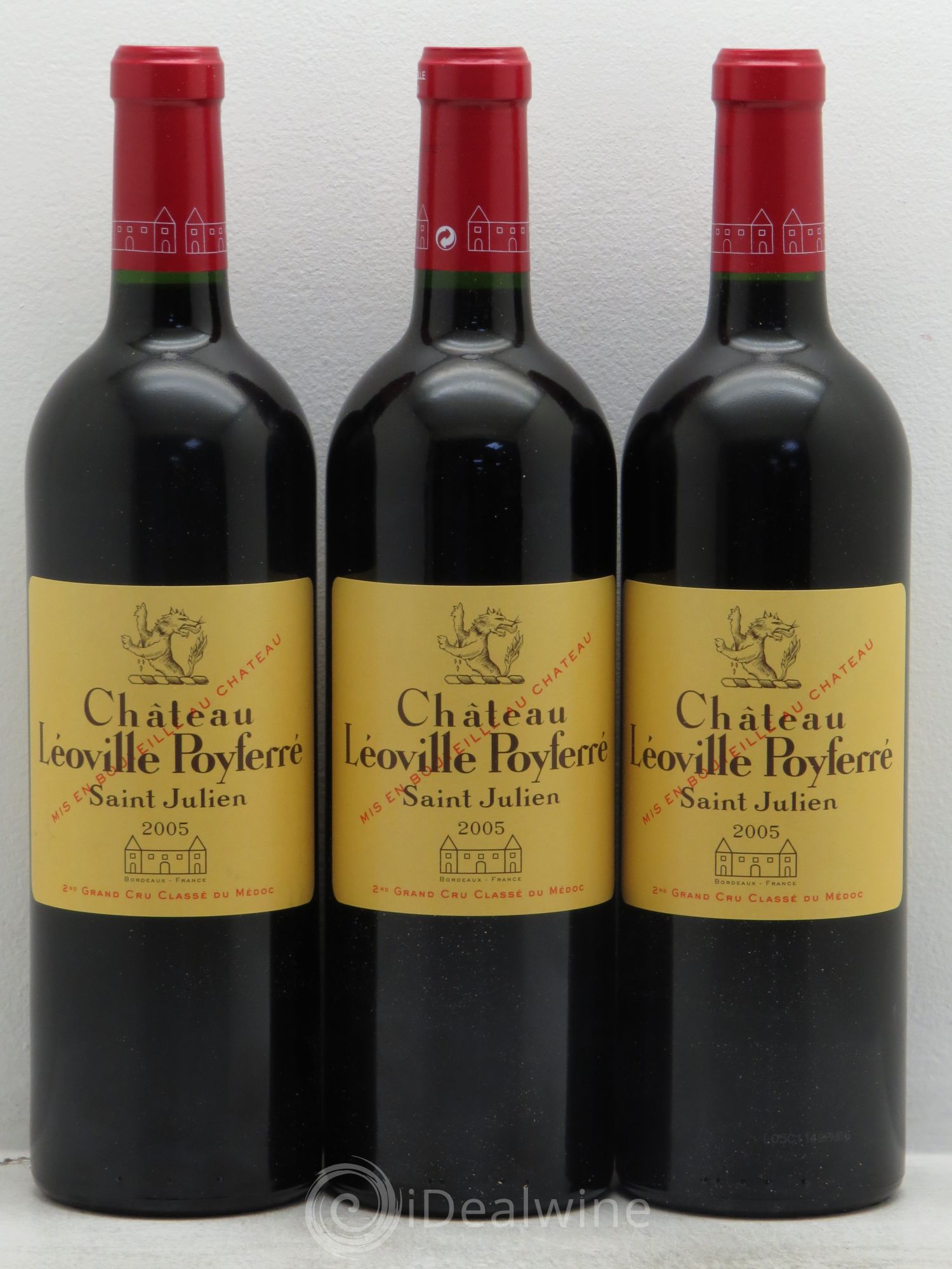Château Léoville Poyferré 2ème Grand Cru Classé 2005 - Lot de 12 bouteilles - 2