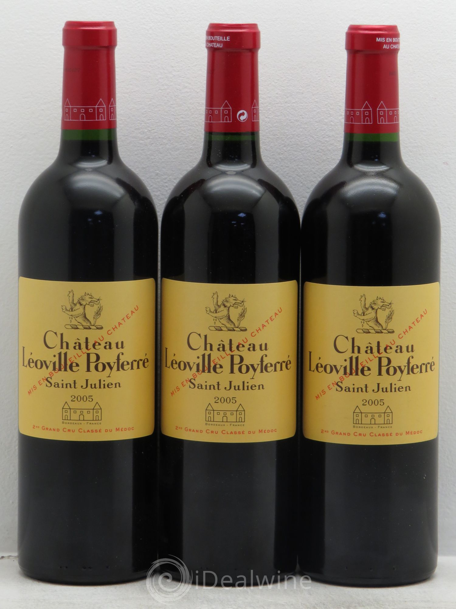 Château Léoville Poyferré 2ème Grand Cru Classé 2005 - Lot de 12 bouteilles - 4