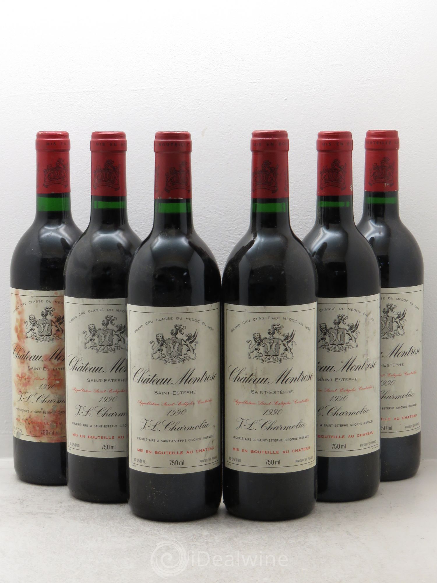 Château Montrose 2ème Grand Cru Classé 1990 - Lot de 6 bouteilles - 0