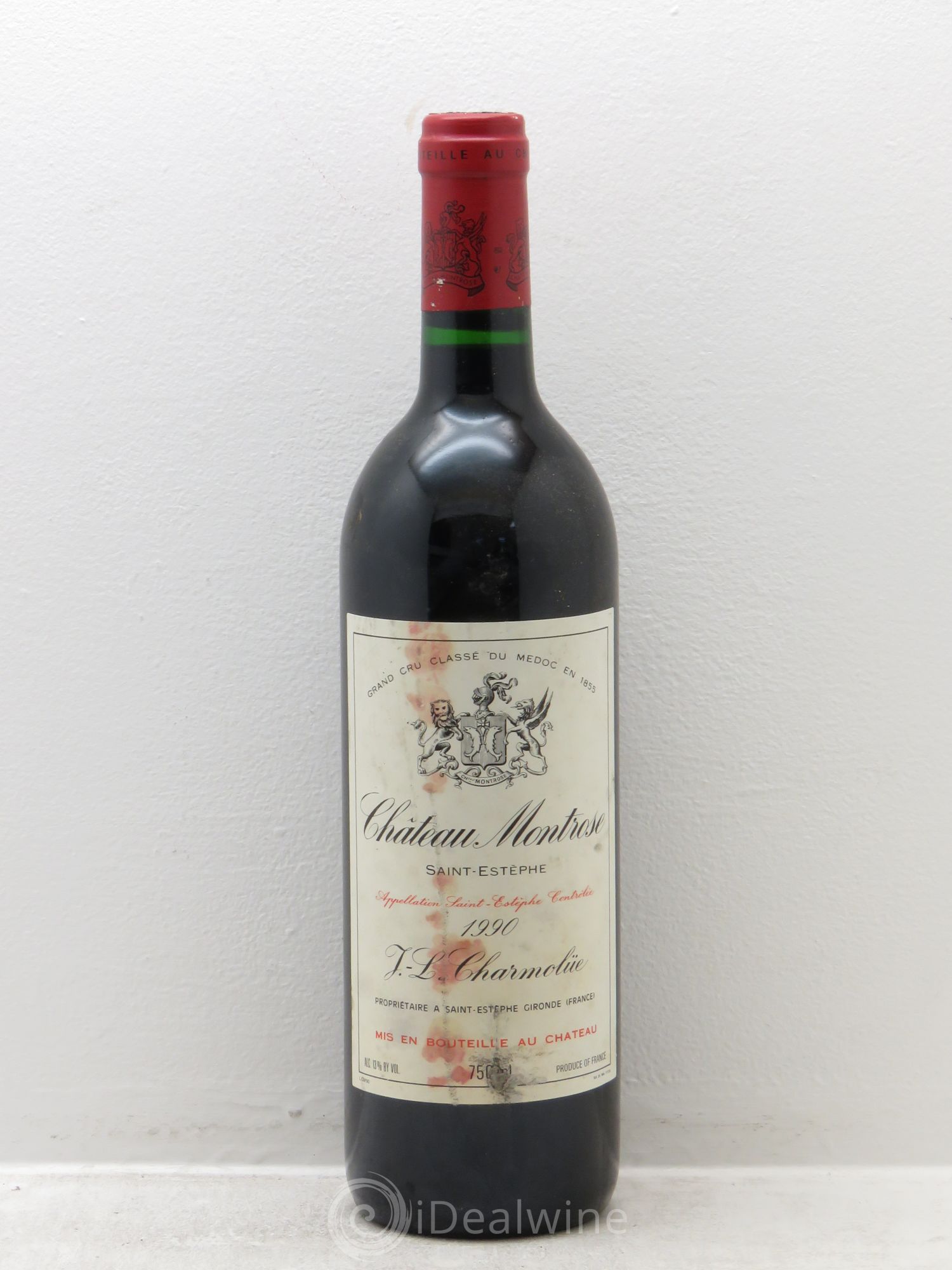 Château Montrose 2ème Grand Cru Classé 1990 - Lot de 1 bouteille - 0