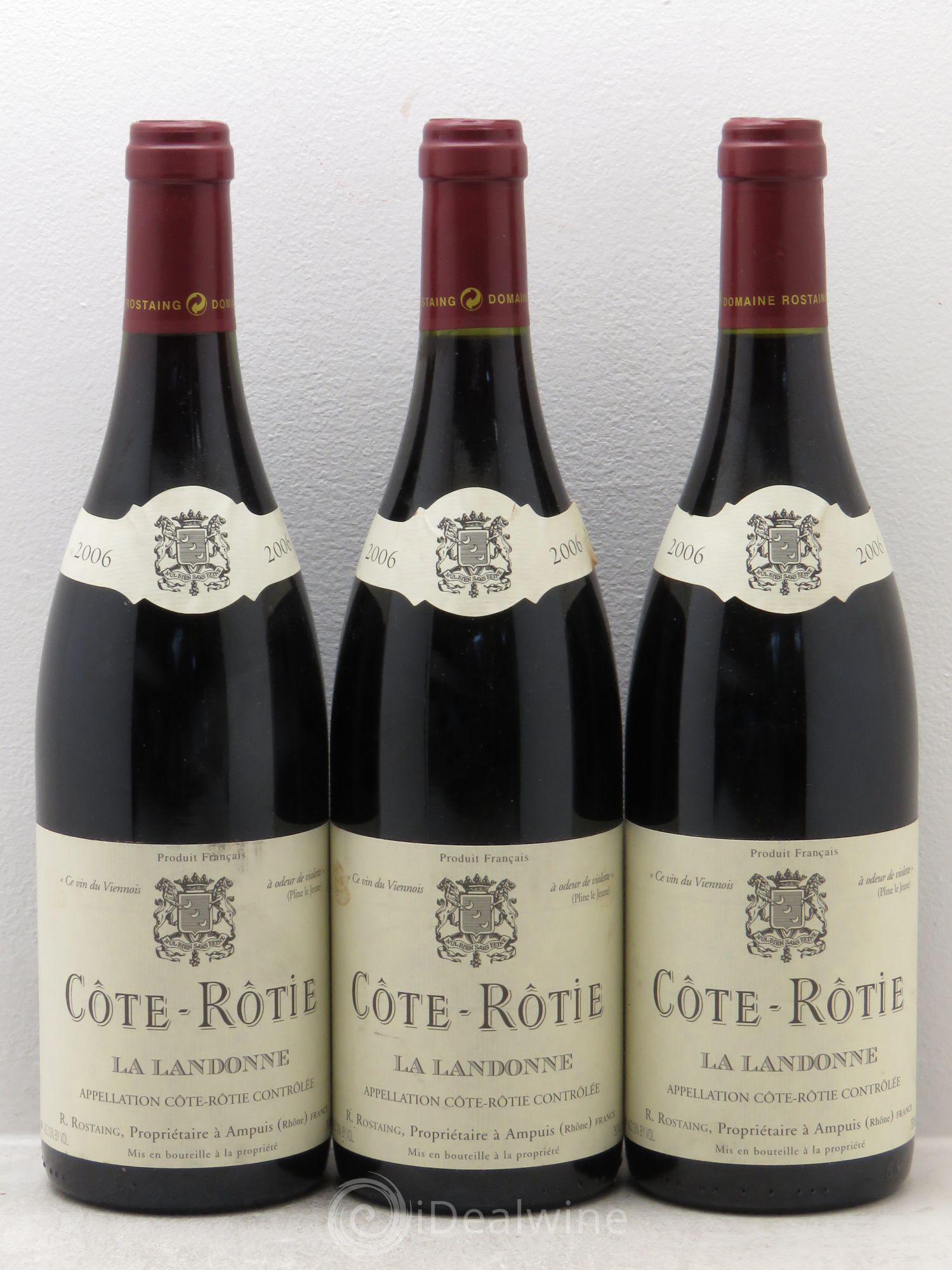 Côte-Rôtie La Landonne René Rostaing 2006 - Lot de 3 bouteilles - 0
