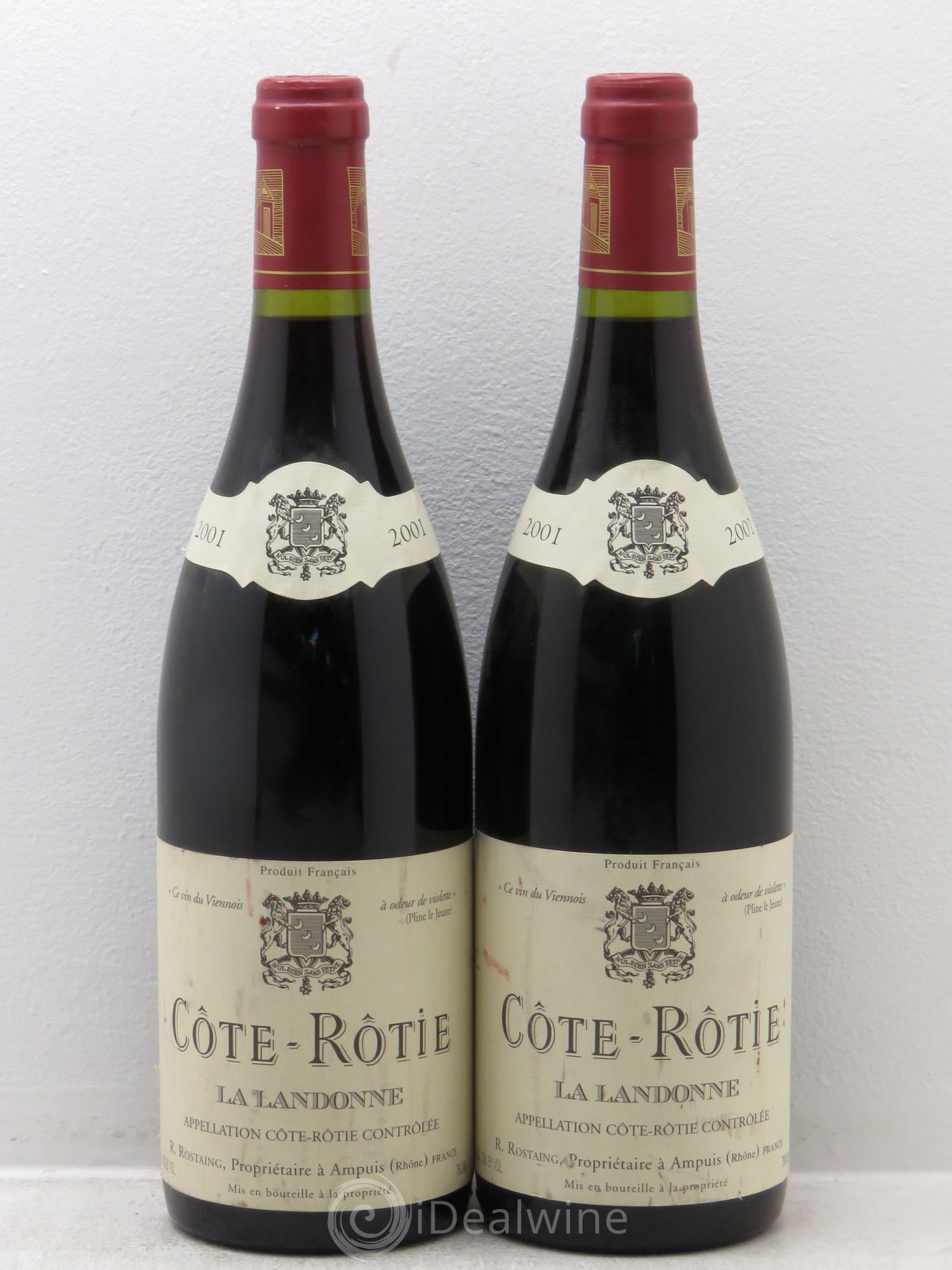 Côte-Rôtie La Landonne René Rostaing 2001 - Lot de 2 bouteilles - 0