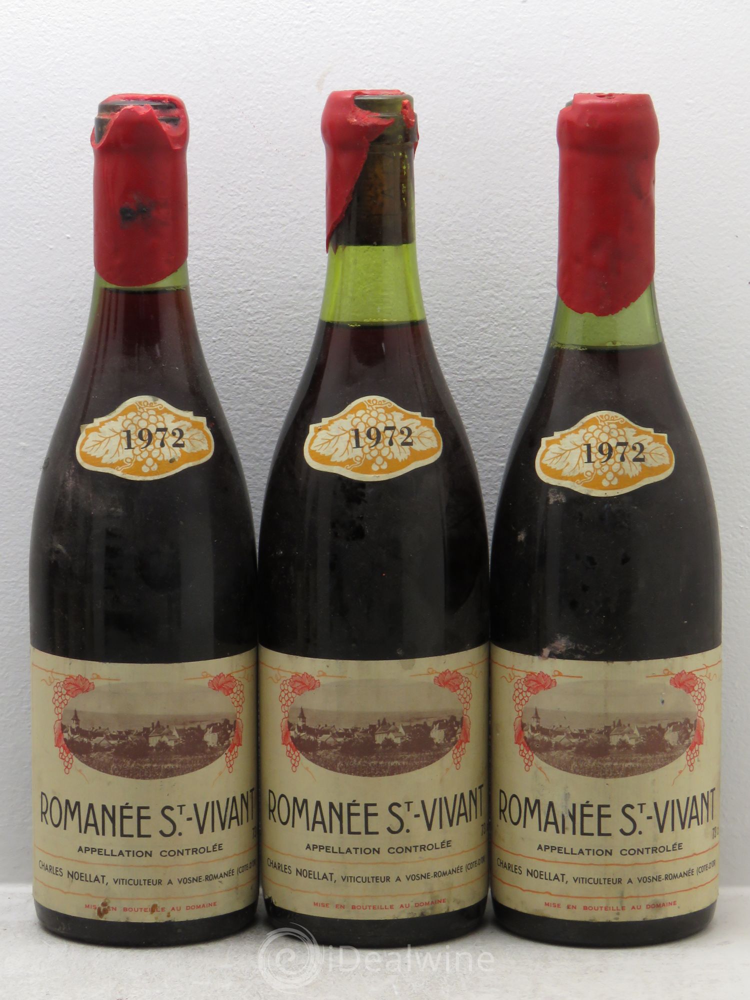 Romanée-Saint-Vivant Grand Cru Charles Noëllat 1972 - Lotto di 6 bottiglie - 1