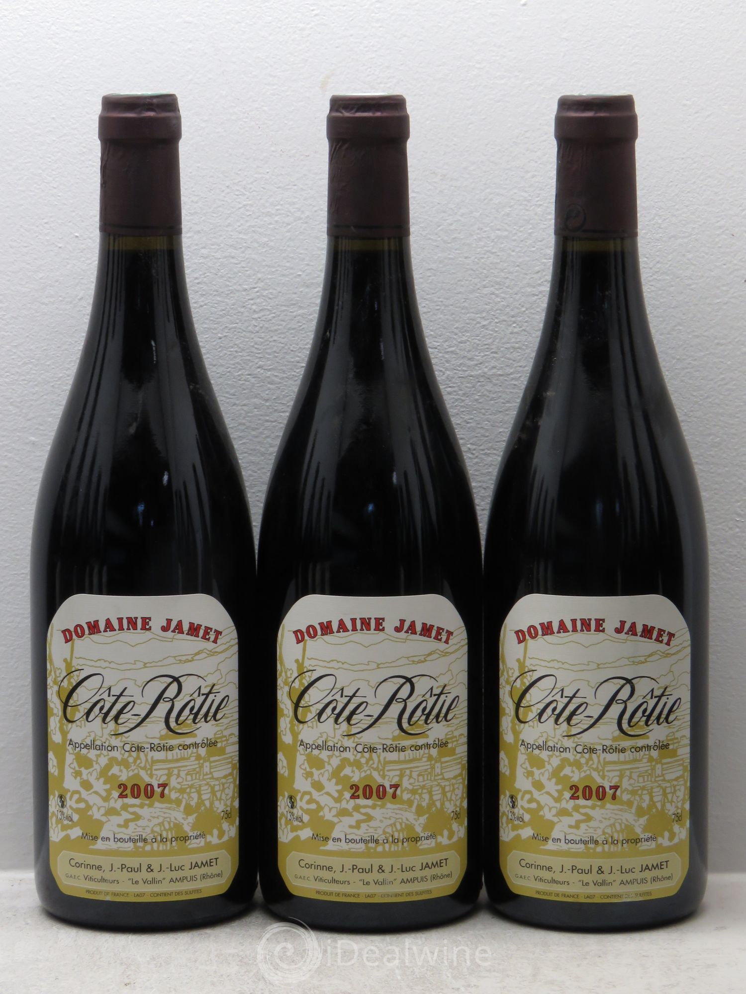 Côte-Rôtie Jamet (Domaine) 2007 - Lot de 12 bouteilles - 1