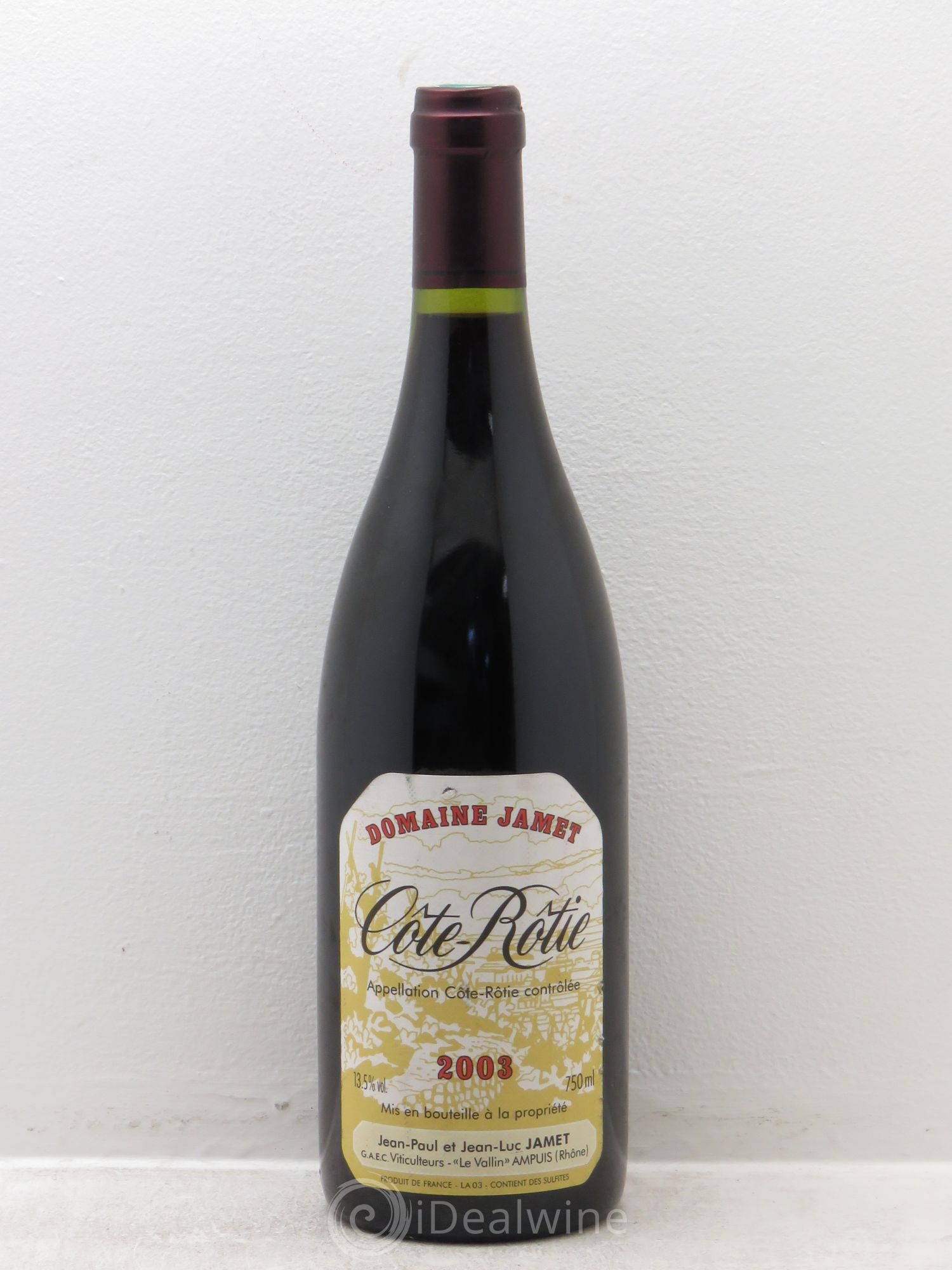 Côte-Rôtie Jamet (Domaine) 2003 - Lot de 6 bouteilles - 0