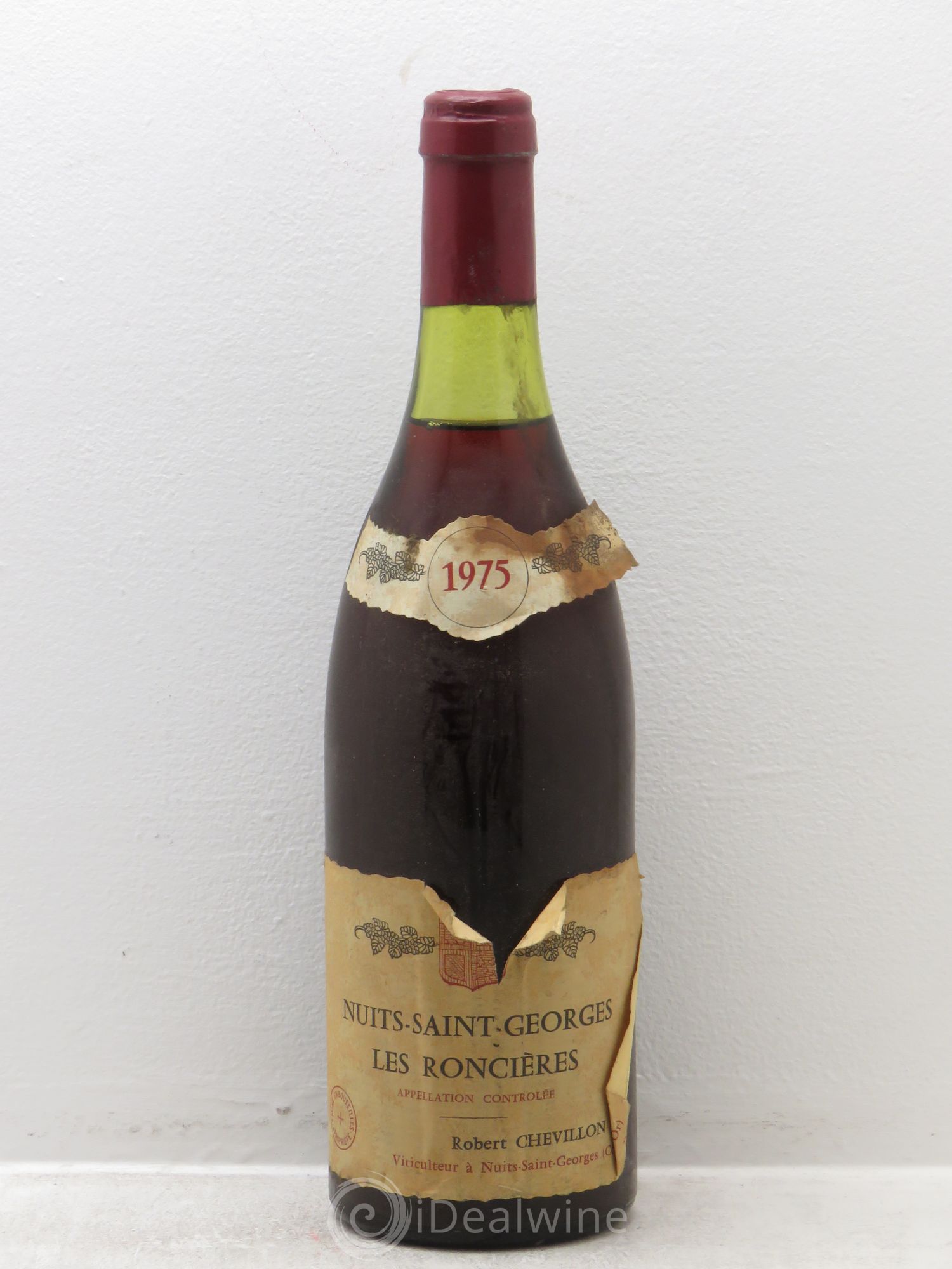 Nuits-Saint-Georges 1er Cru Les Roncières Robert Chevillon 1975 - Lot de 1 bouteille - 0