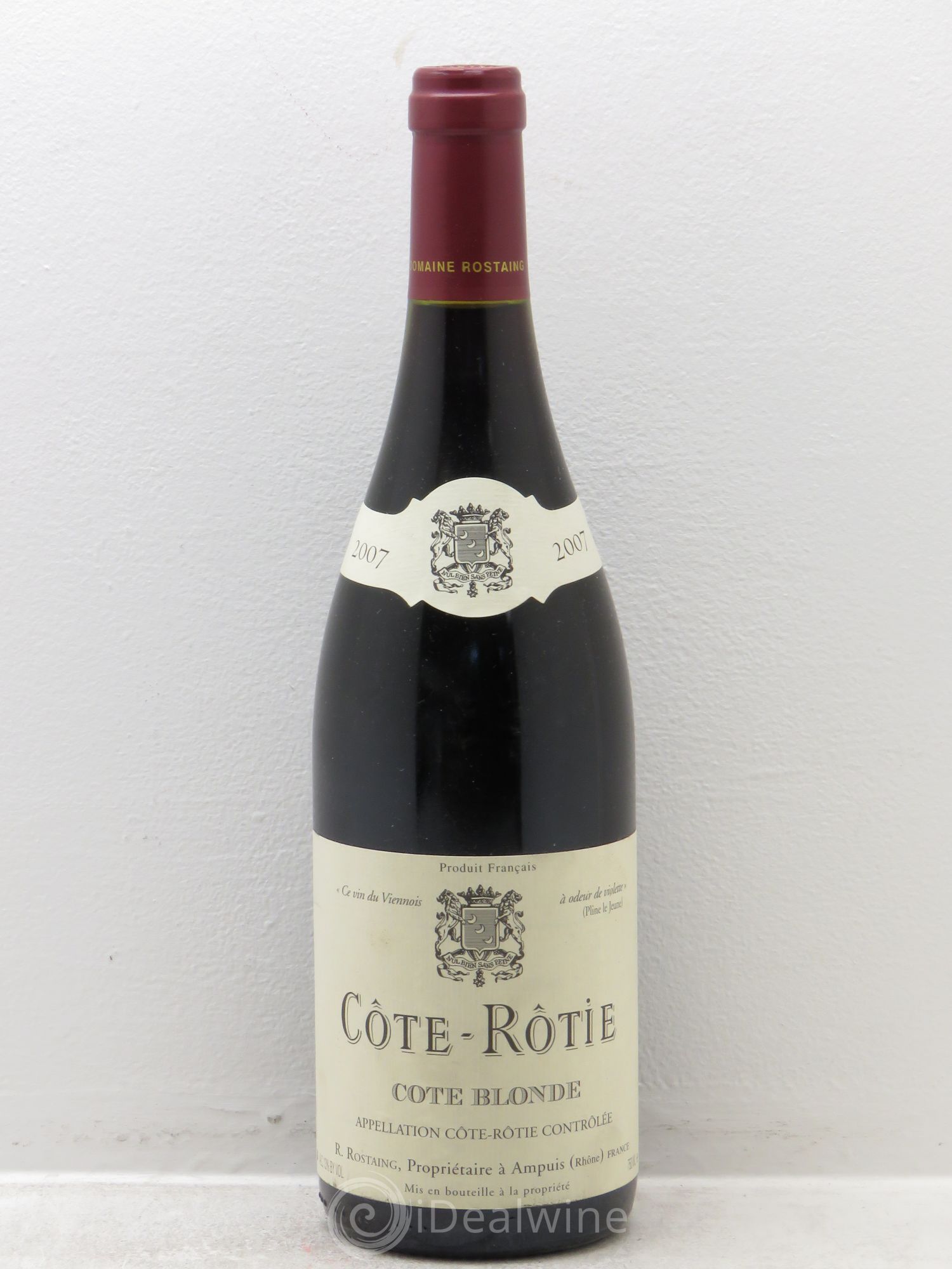 Côte-Rôtie Côte Blonde René Rostaing 2007 - Posten von 1 Flasche - 0