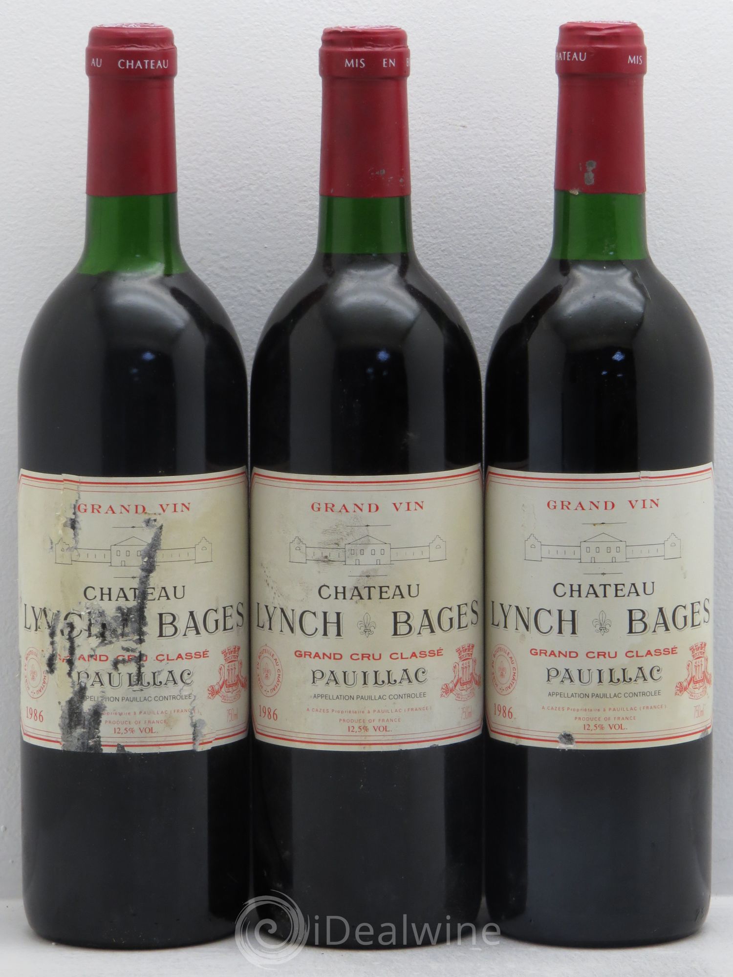 Château Lynch Bages 5ème Grand Cru Classé 1986 - Lot de 12 bouteilles - 4