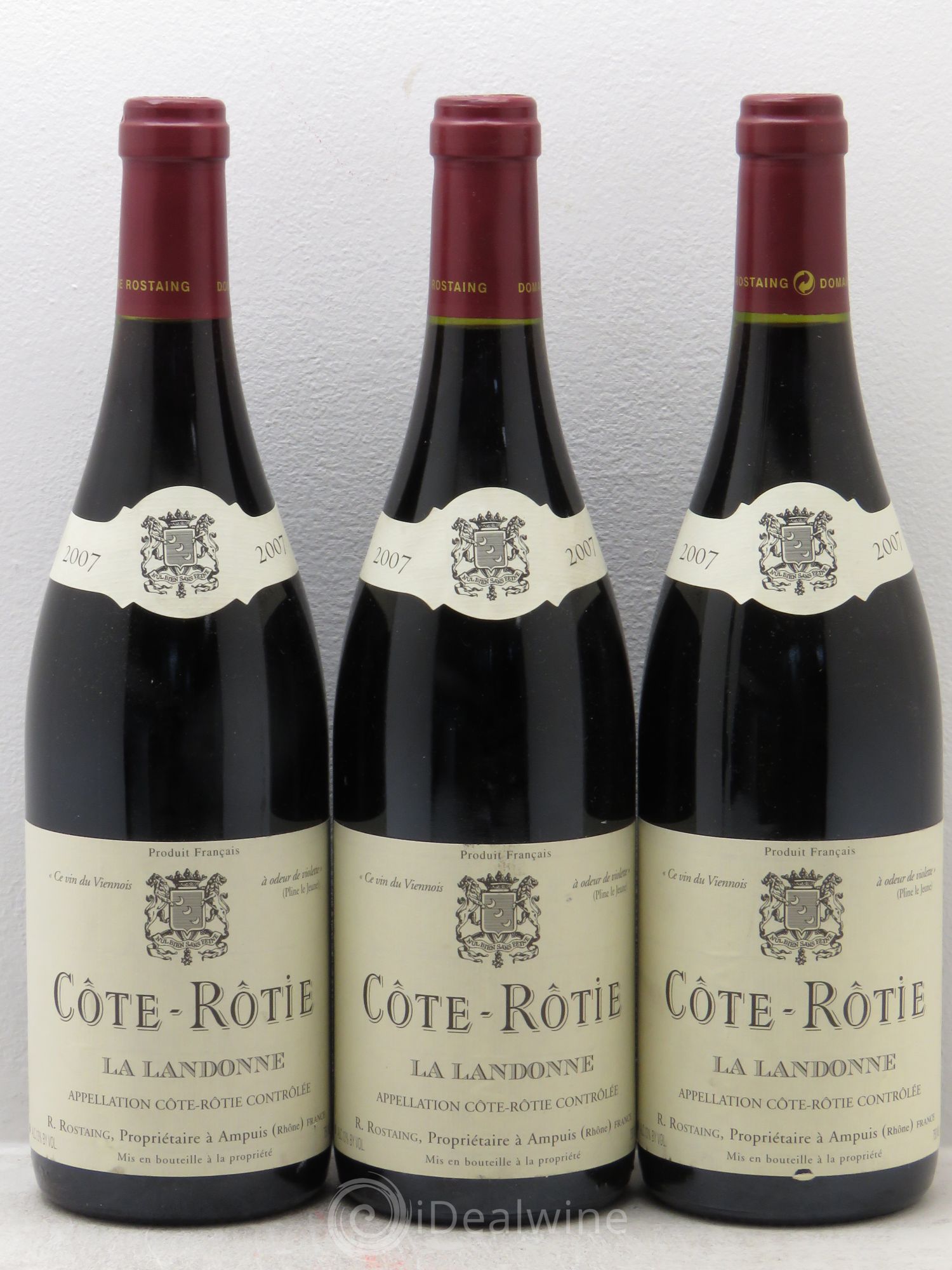 Côte-Rôtie La Landonne René Rostaing 2007 - Posten von 3 Flaschen - 0