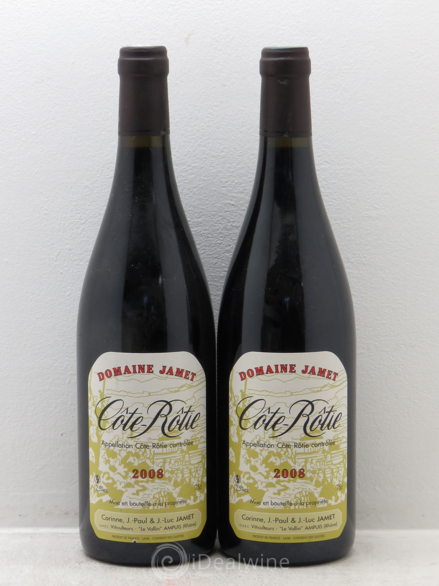 Côte-Rôtie Jamet (Domaine) 2008 - Lot de 2 bouteilles - 0