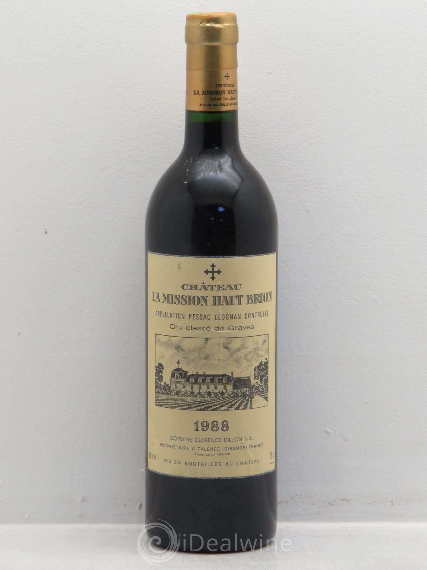 Château la Mission Haut-Brion Cru Classé de Graves 1988 - Lot de 1 bouteille - 0