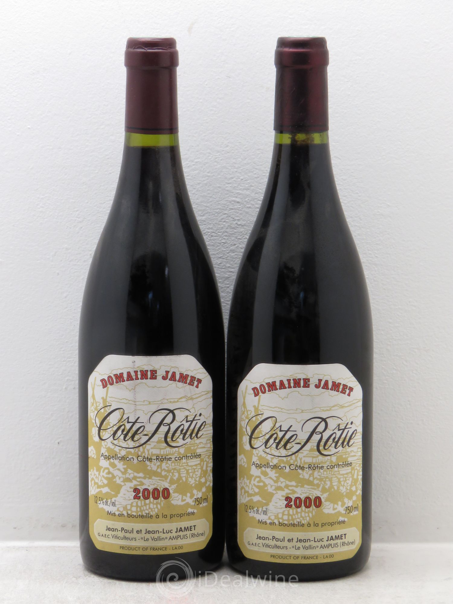 Côte-Rôtie Jamet (Domaine) 2000 - Lot de 2 bouteilles - 0